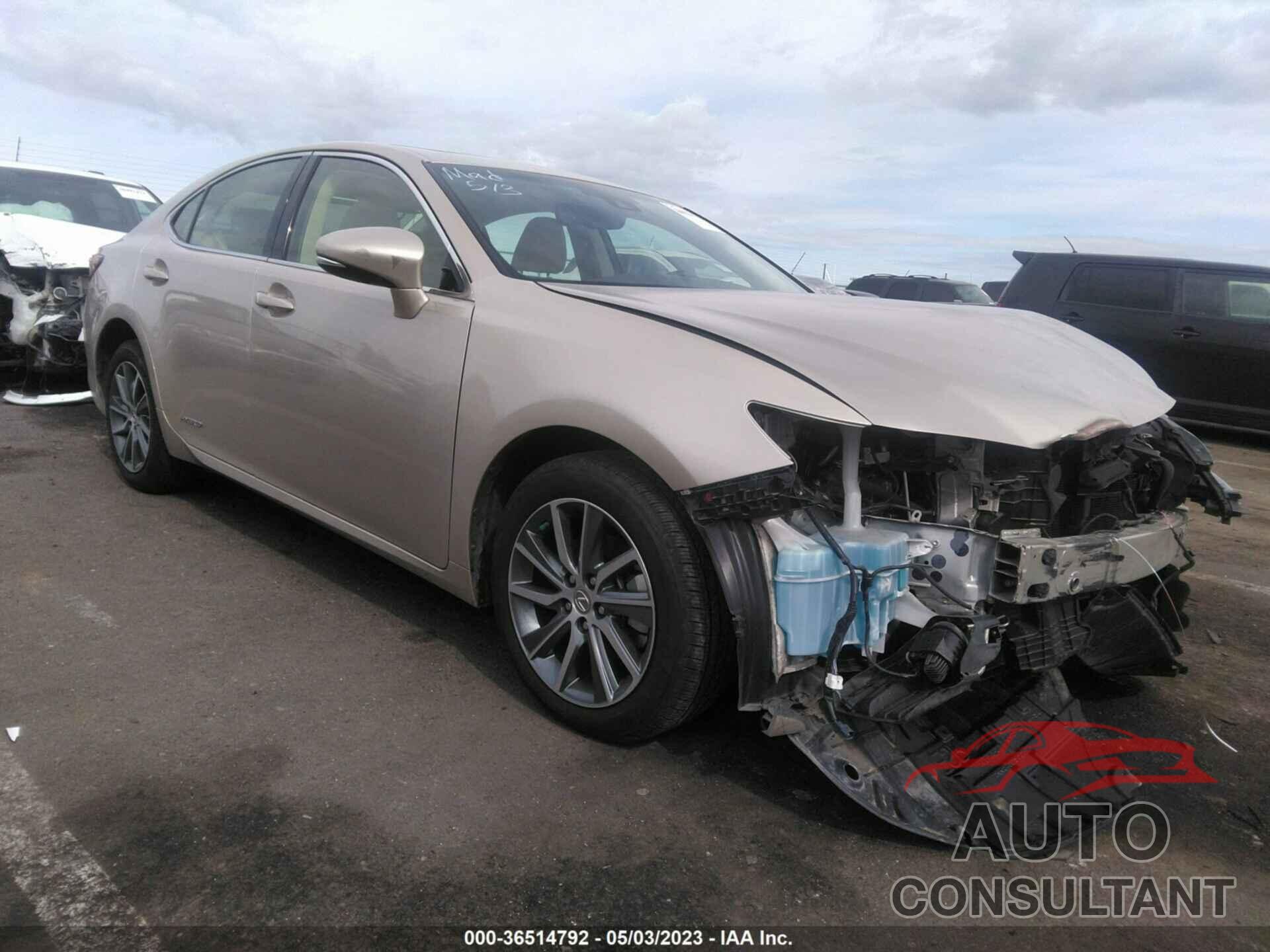 LEXUS ES 300H 2016 - JTHBW1GGXG2100846