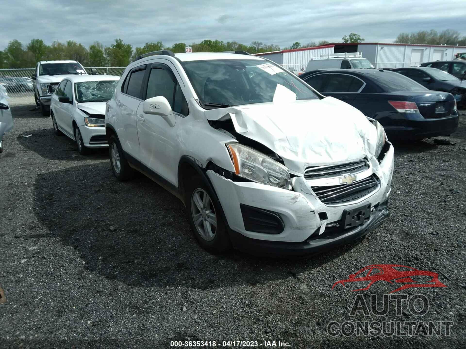 CHEVROLET TRAX 2016 - 3GNCJPSBXGL167407