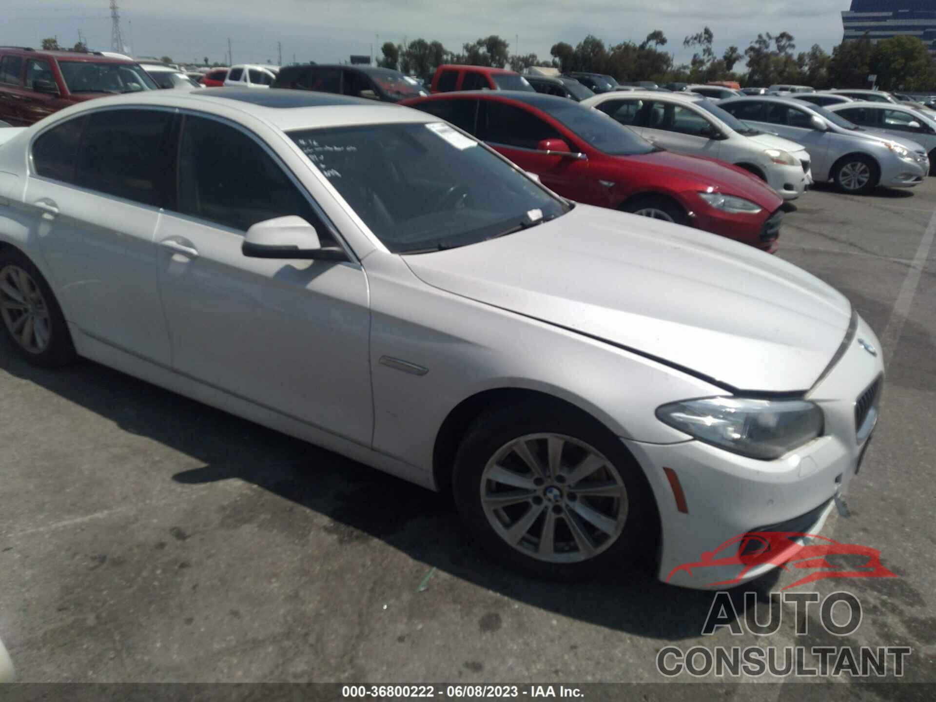 BMW 5 SERIES 2016 - WBA5A5C5XGG352699