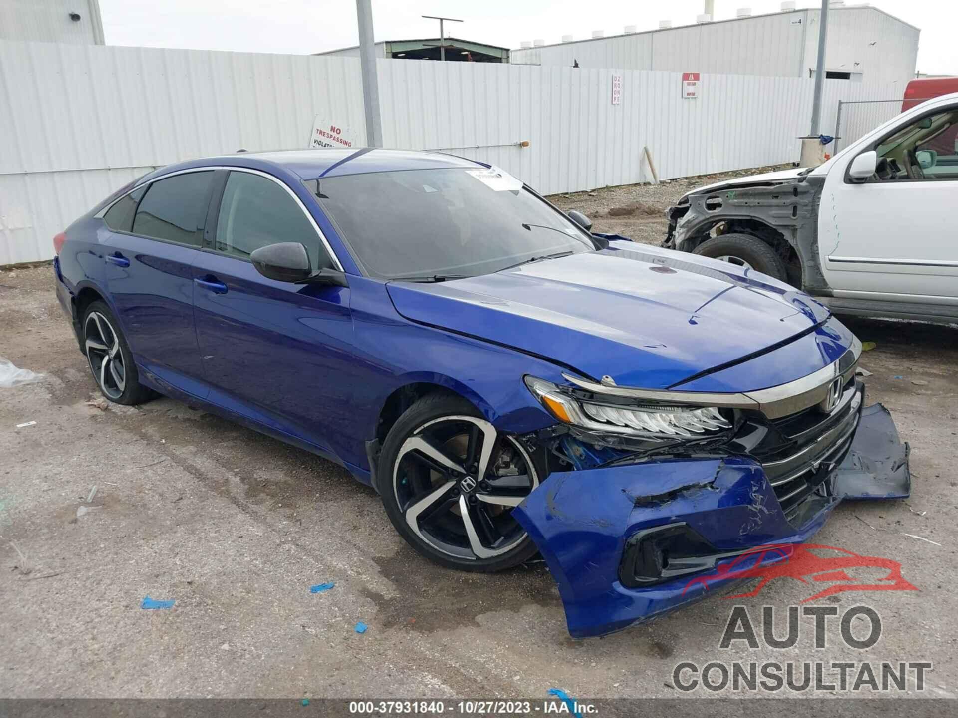 HONDA ACCORD SEDAN 2021 - 1HGCV1F49MA113235