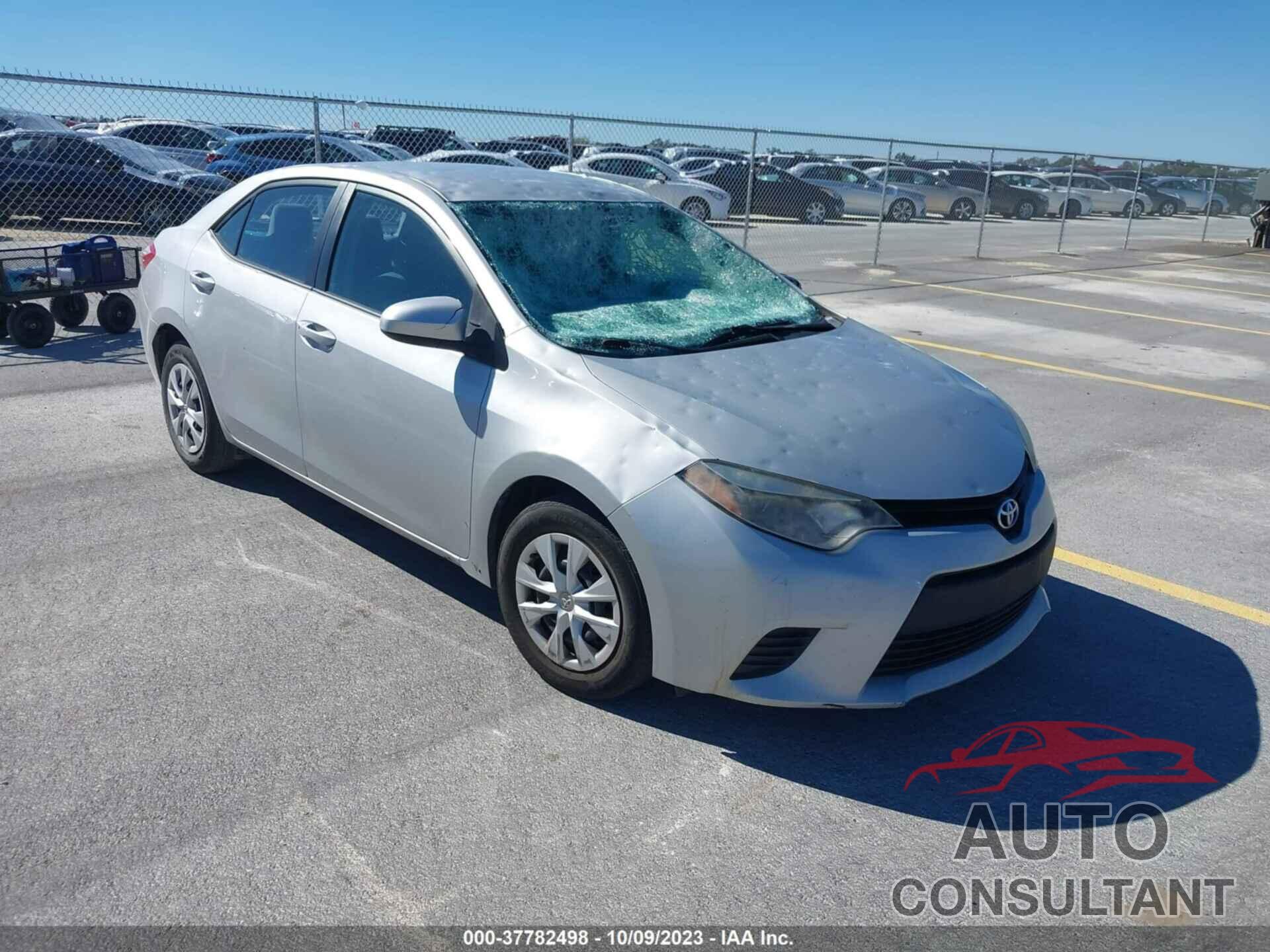 TOYOTA COROLLA 2016 - 2T1BURHEXGC509563