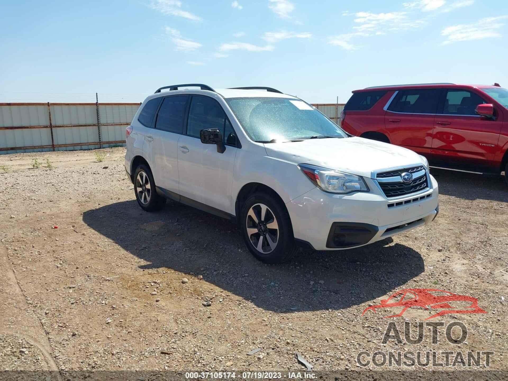 SUBARU FORESTER 2018 - JF2SJABC8JH452088