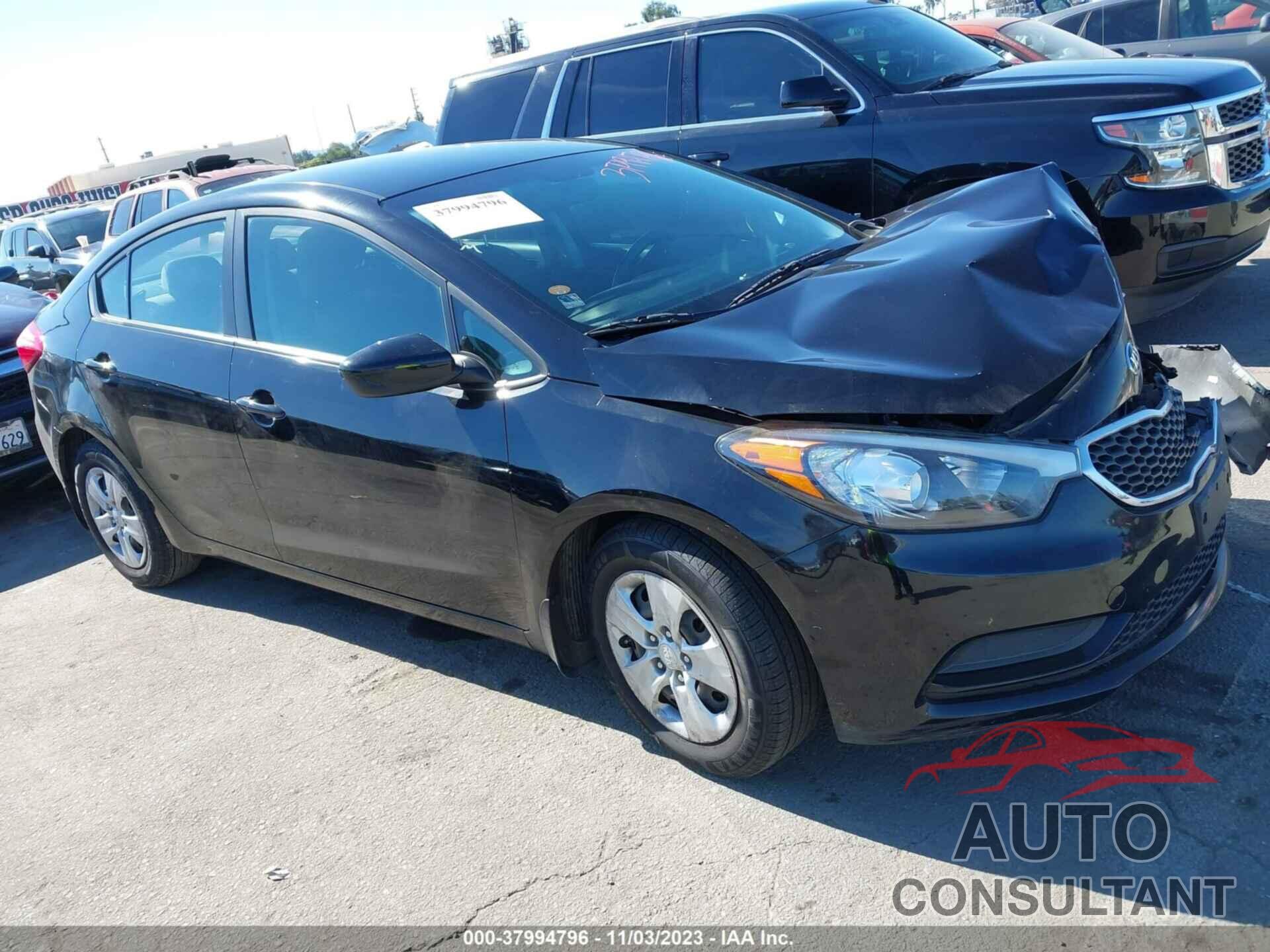 KIA FORTE 2016 - KNAFK4A60G5545852