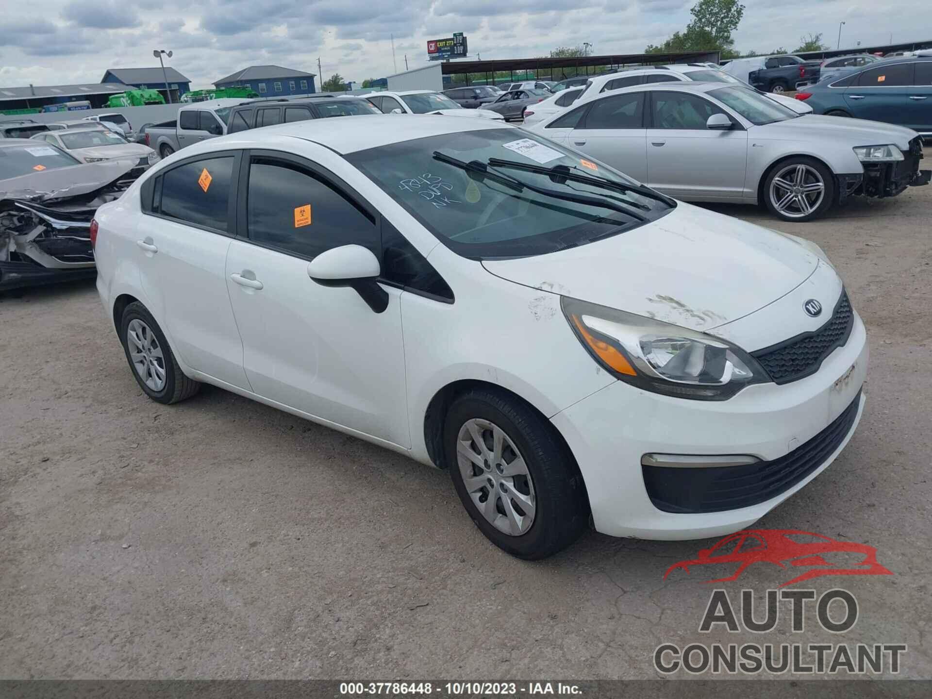 KIA RIO 2016 - KNADM4A33G6594397