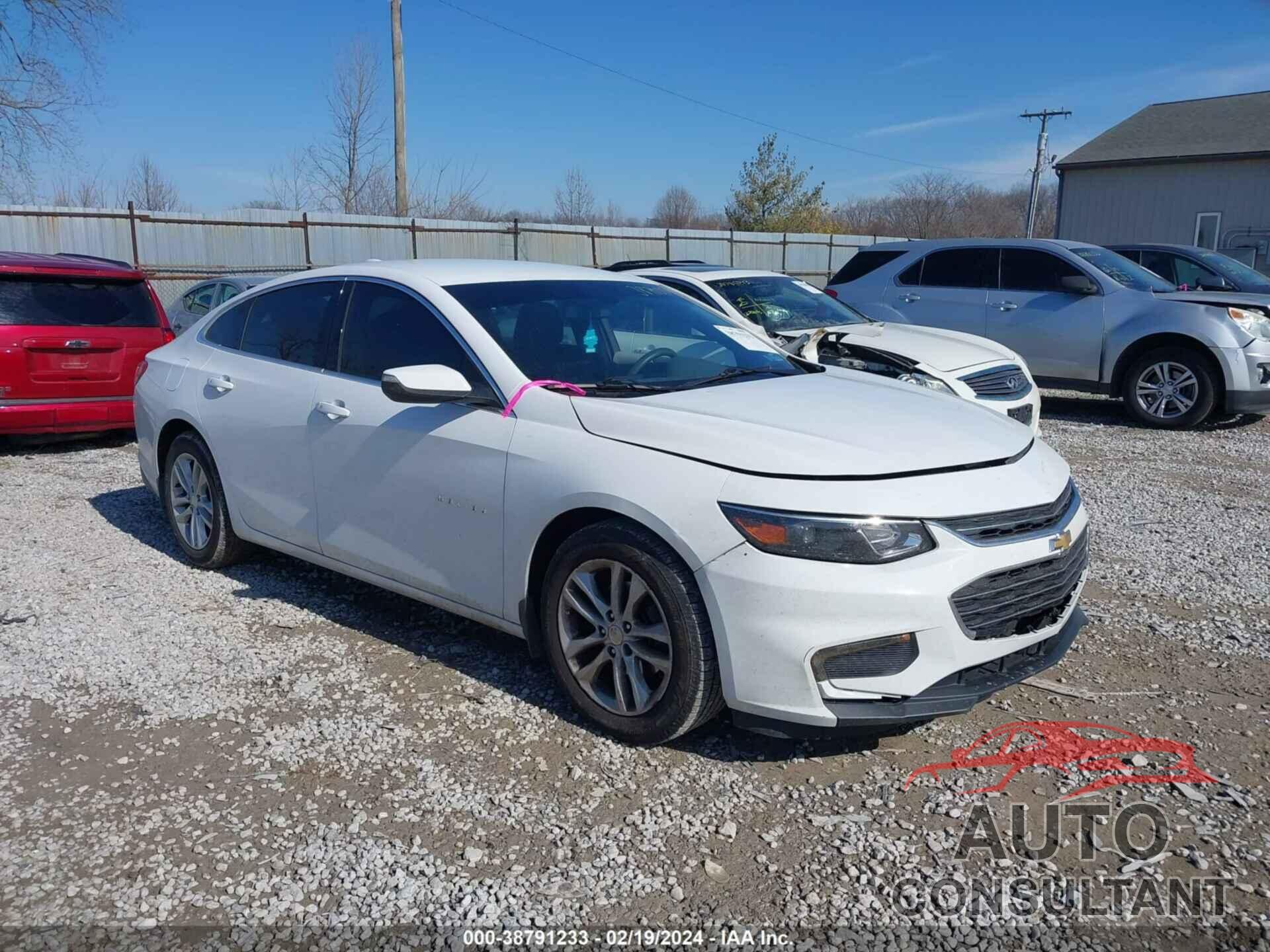 CHEVROLET MALIBU 2016 - 1G1ZE5ST3GF346542