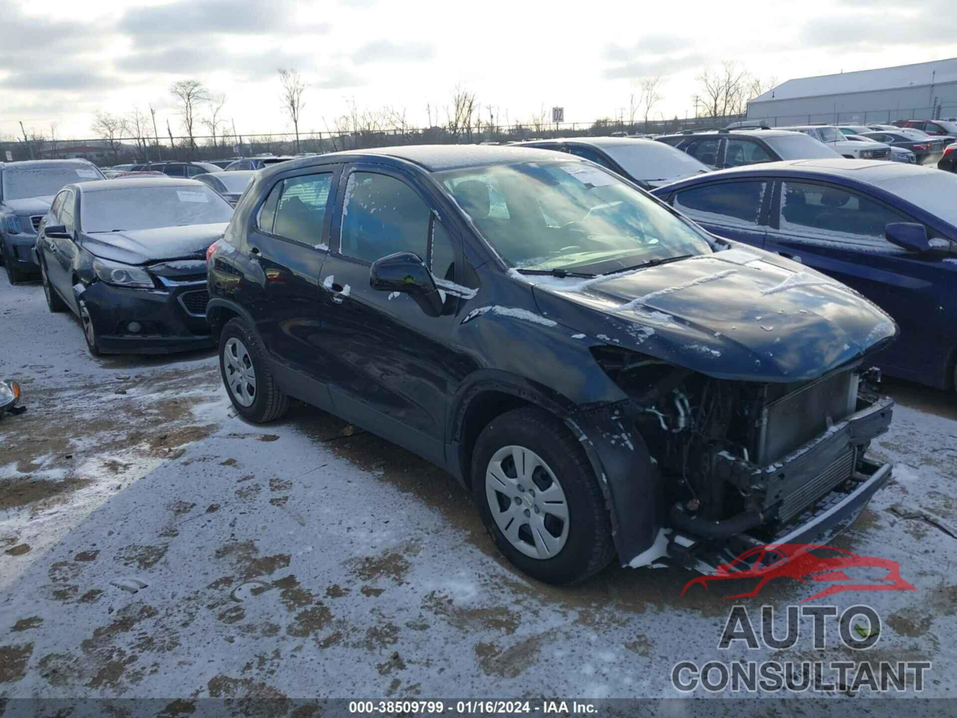 CHEVROLET TRAX 2017 - 3GNCJKSB9HL270290