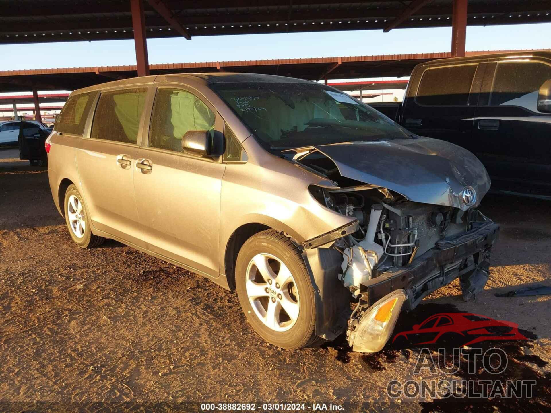 TOYOTA SIENNA 2017 - 5TDZZ3DCXHS797952