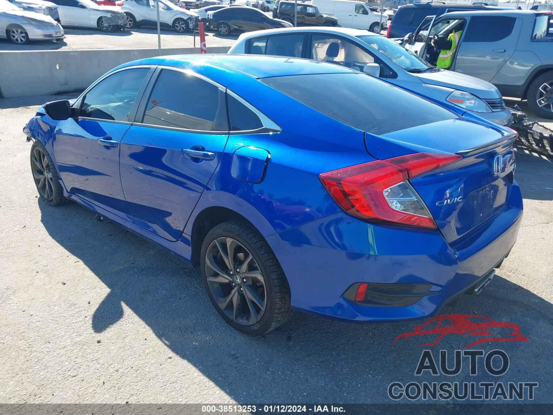 HONDA CIVIC 2019 - 19XFC2F86KE206654