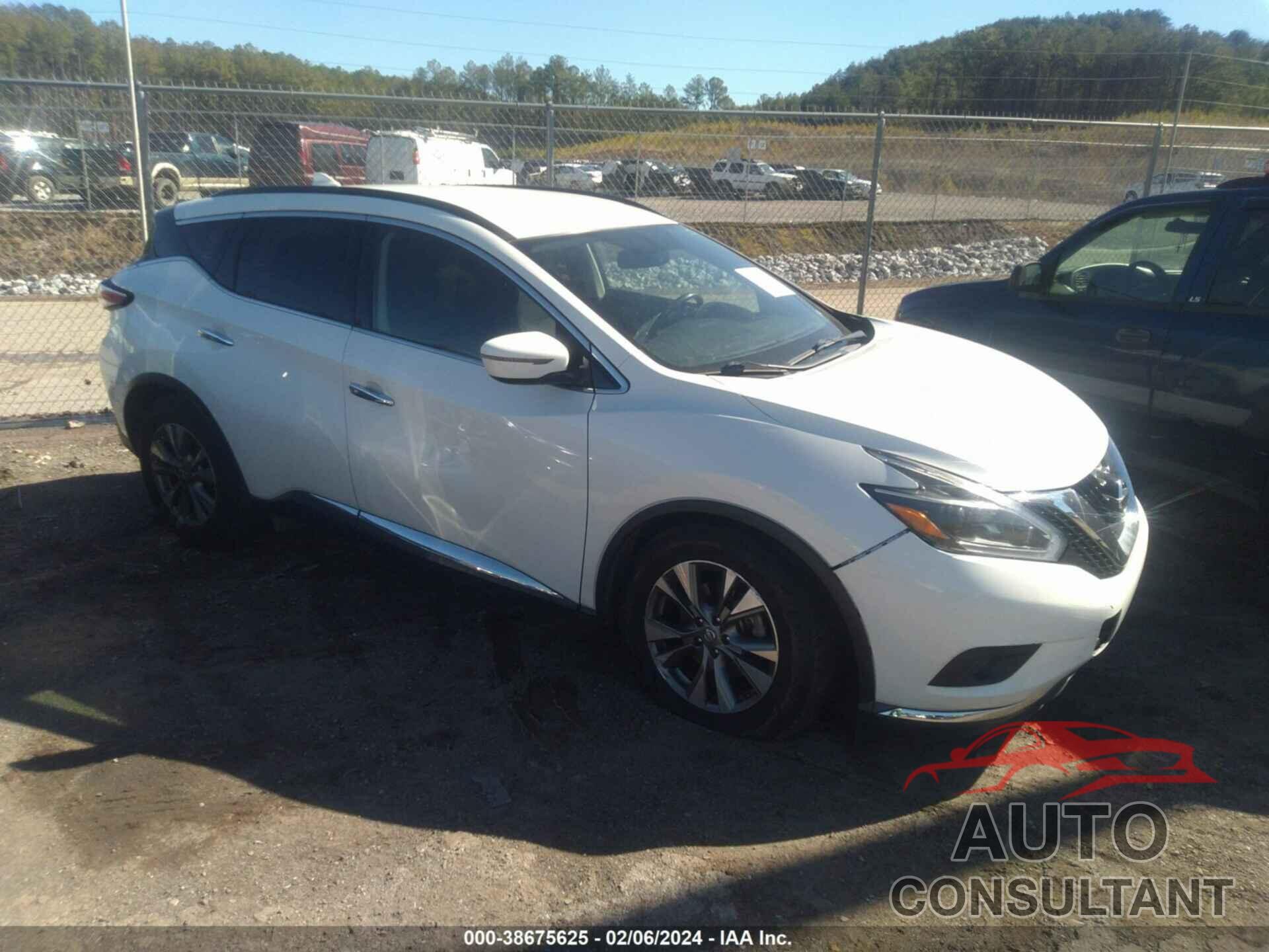 NISSAN MURANO 2018 - 5N1AZ2MG1JN134769