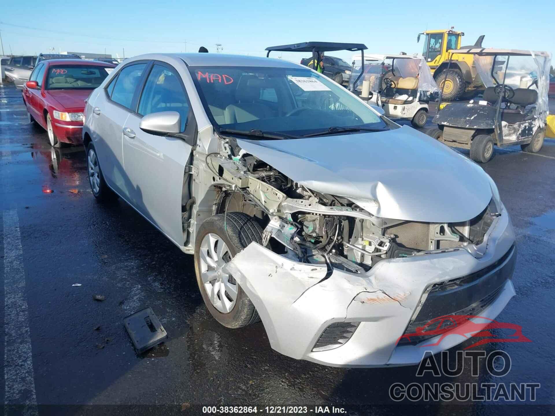 TOYOTA COROLLA 2015 - 2T1BURHE6FC414688