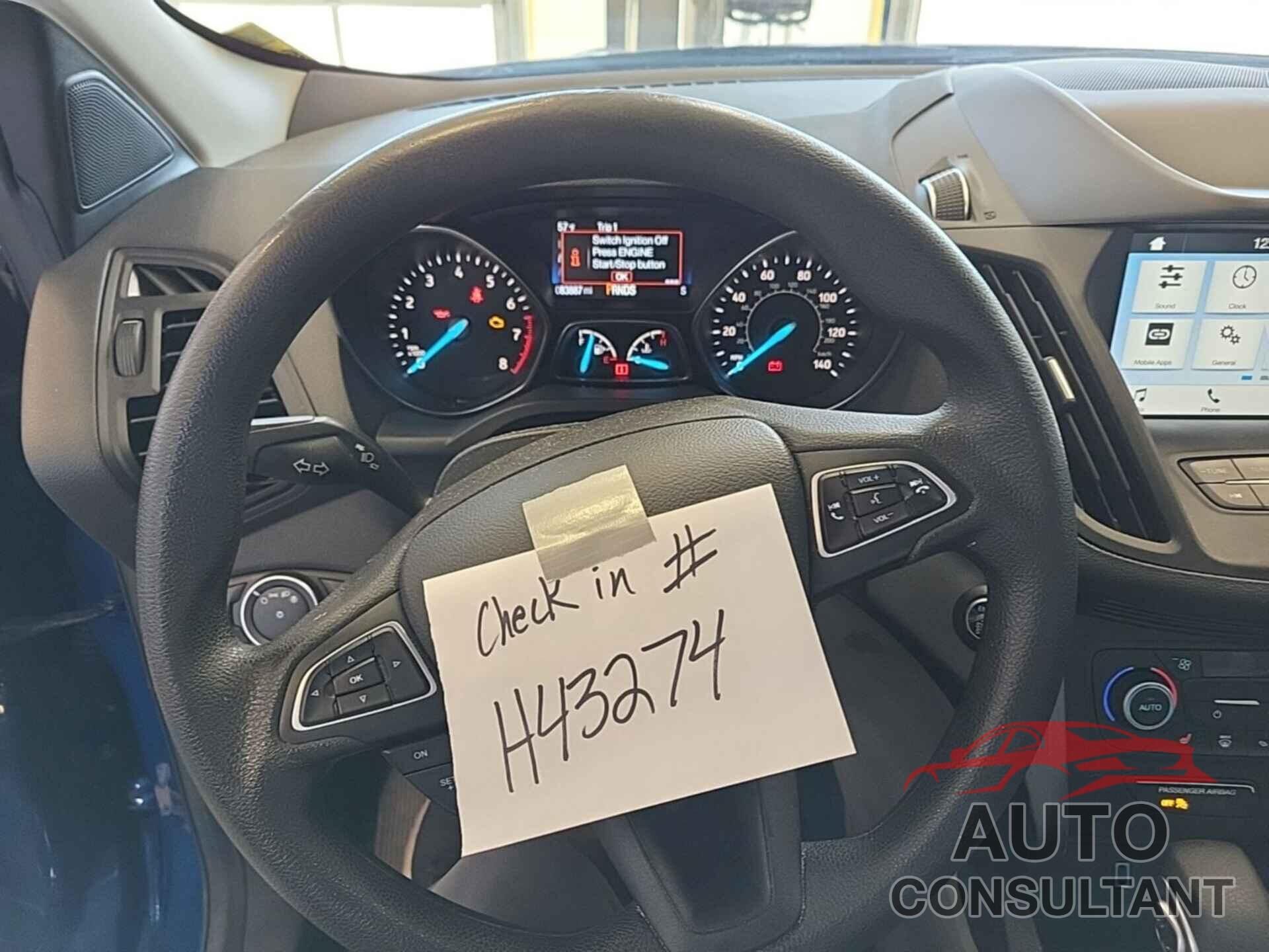 FORD ESCAPE 2019 - 1FMCU9GD8KUB13264