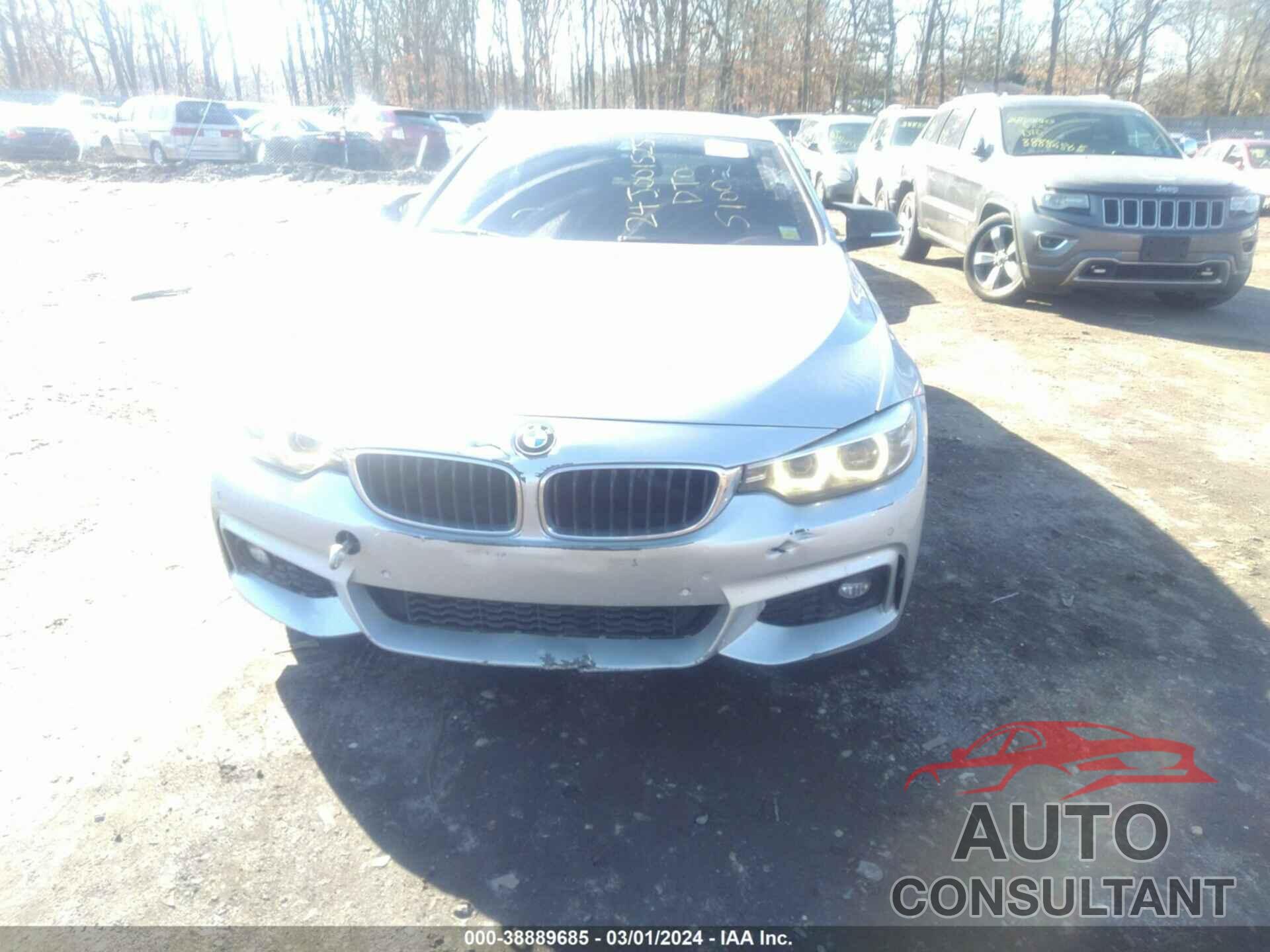 BMW 430I GRAN COUPE 2019 - WBA4J1C57KBM13694