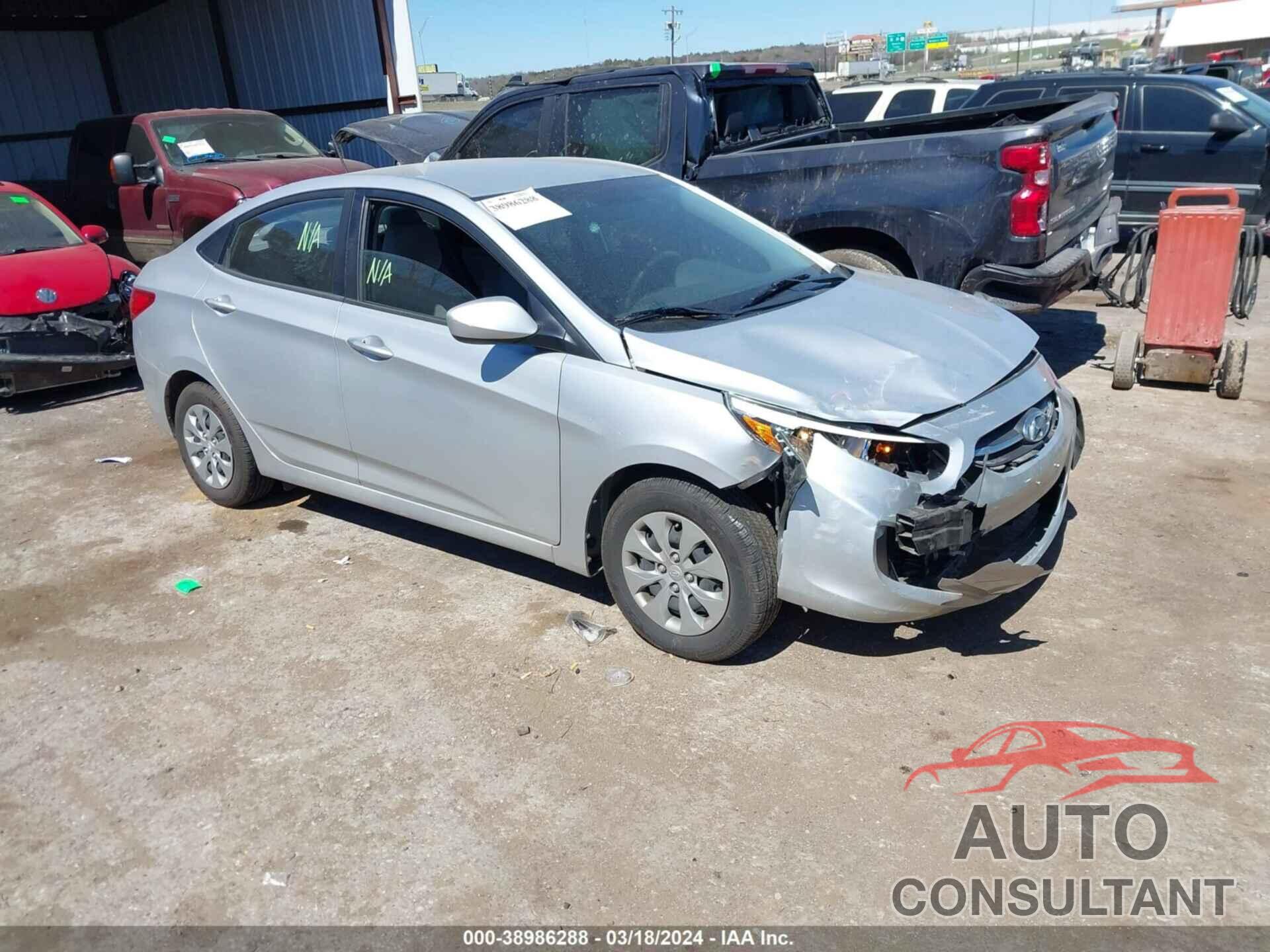 HYUNDAI ACCENT 2017 - KMHCT4AE9HU209095