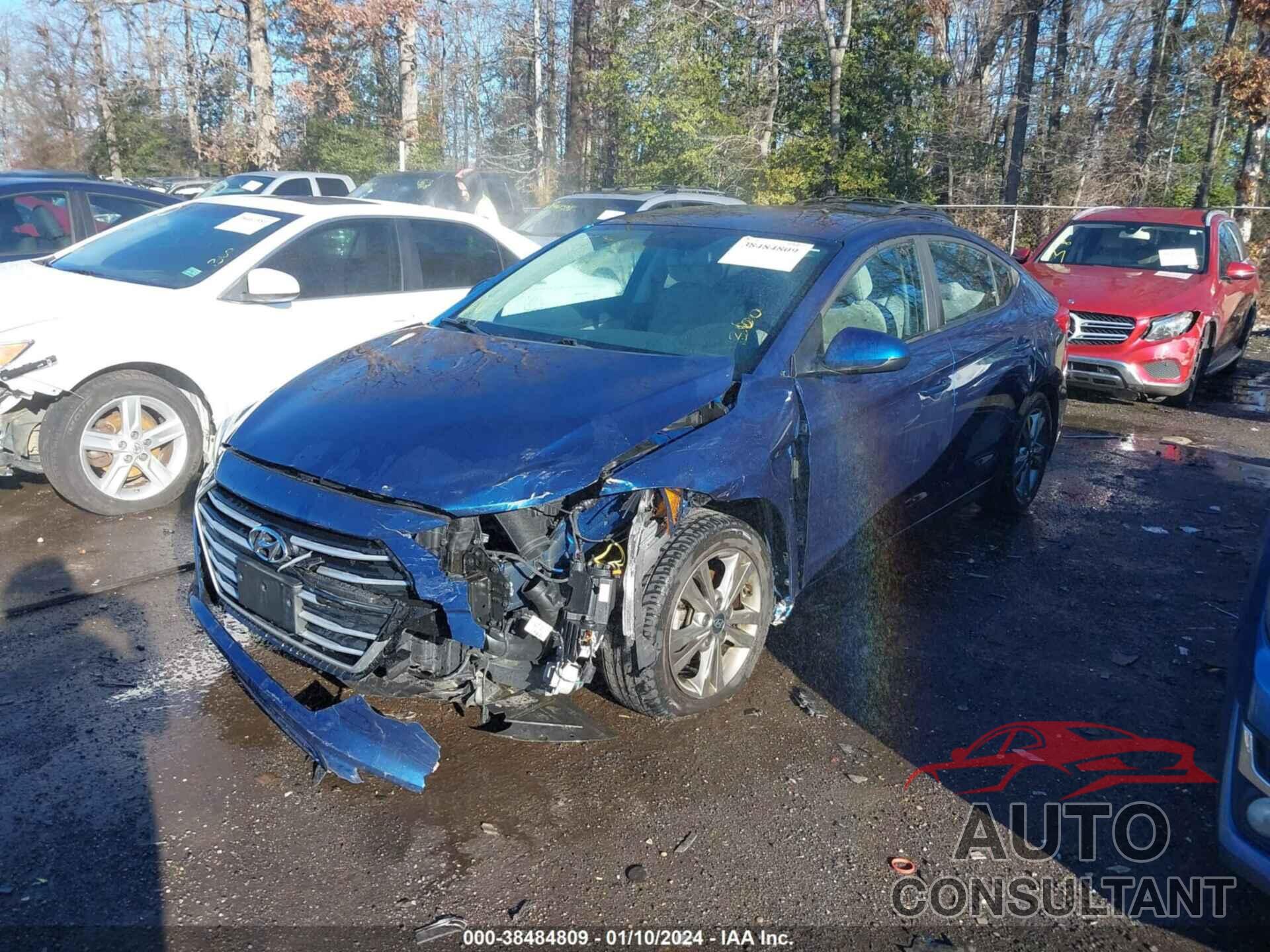 HYUNDAI ELANTRA 2018 - 5NPD84LF9JH214443