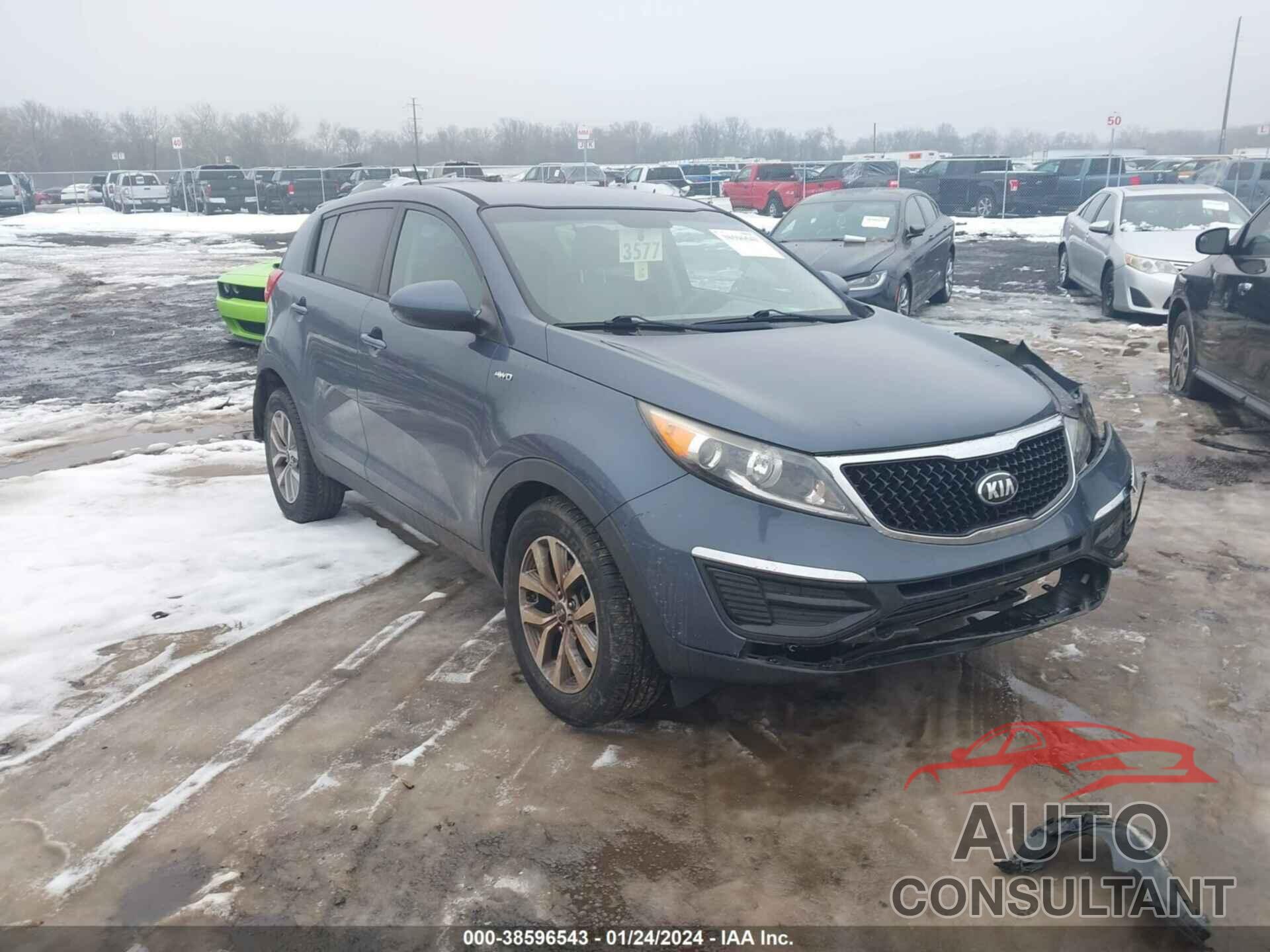 KIA SPORTAGE 2016 - KNDPBCAC7G7833007