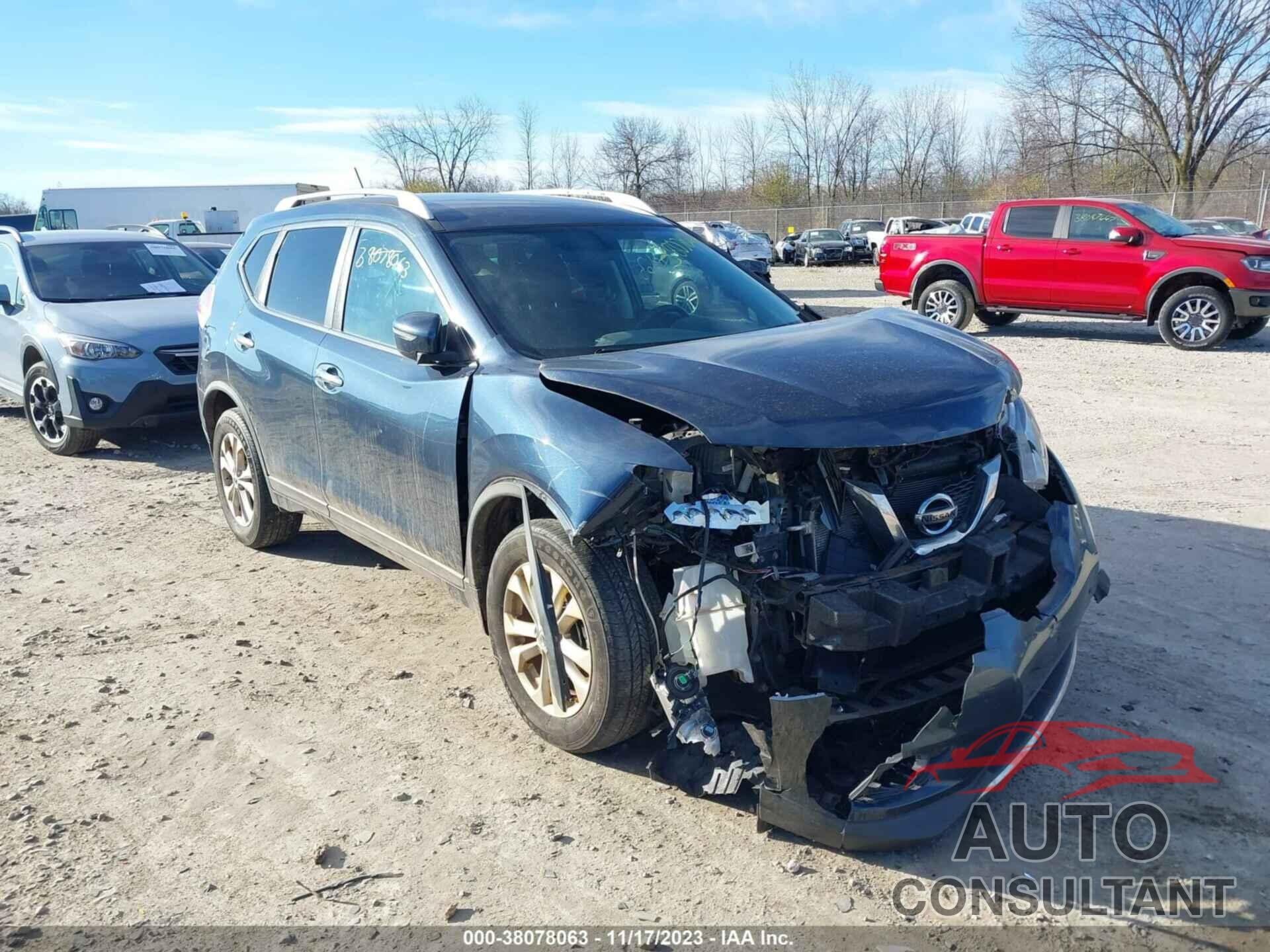 NISSAN ROGUE 2016 - KNMAT2MV6GP656007