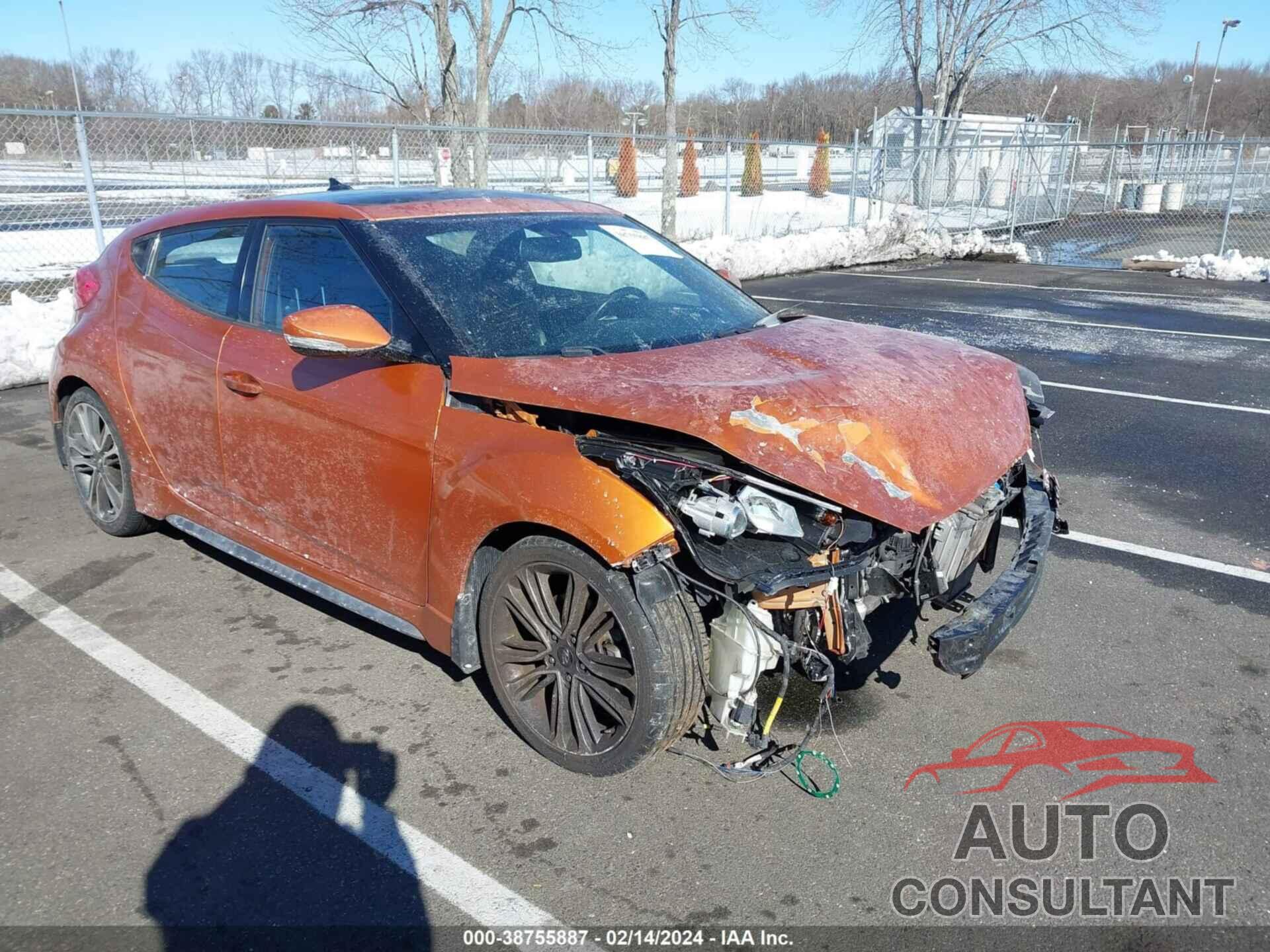 HYUNDAI VELOSTER 2016 - KMHTC6AE4GU248851