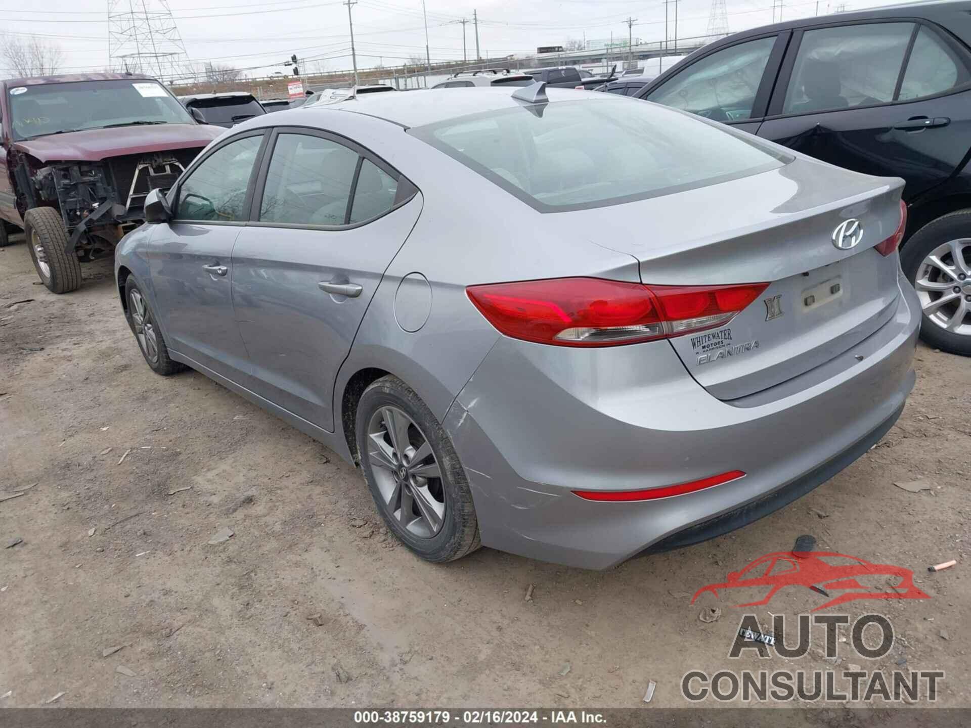 HYUNDAI ELANTRA 2017 - 5NPD84LF6HH130980