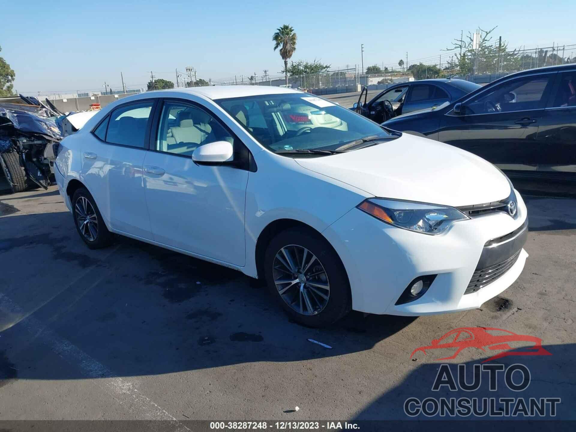 TOYOTA COROLLA 2016 - 5YFBURHE8GP553027