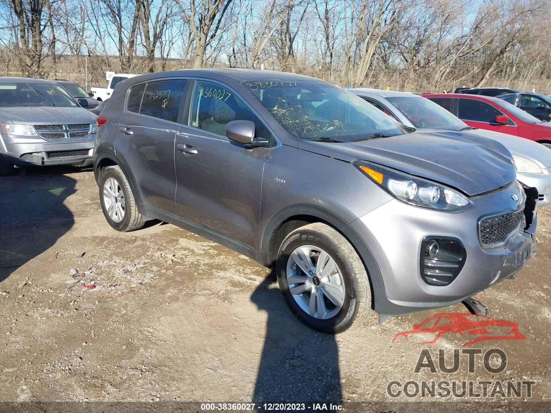 KIA SPORTAGE 2017 - KNDPMCACXH7292577