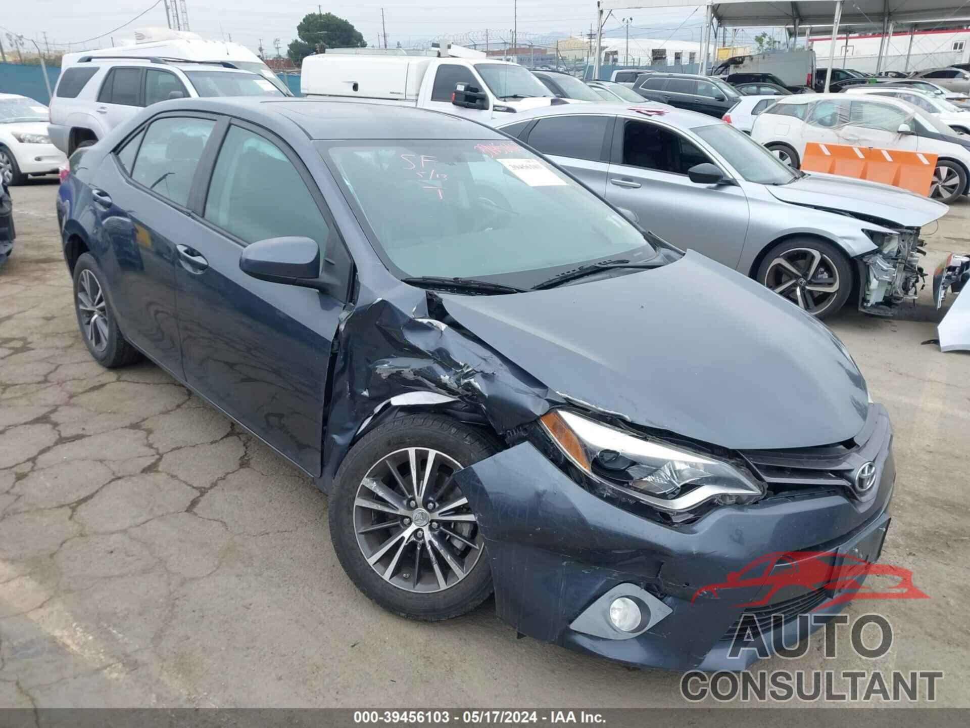 TOYOTA COROLLA 2016 - 5YFBURHE9GP416582
