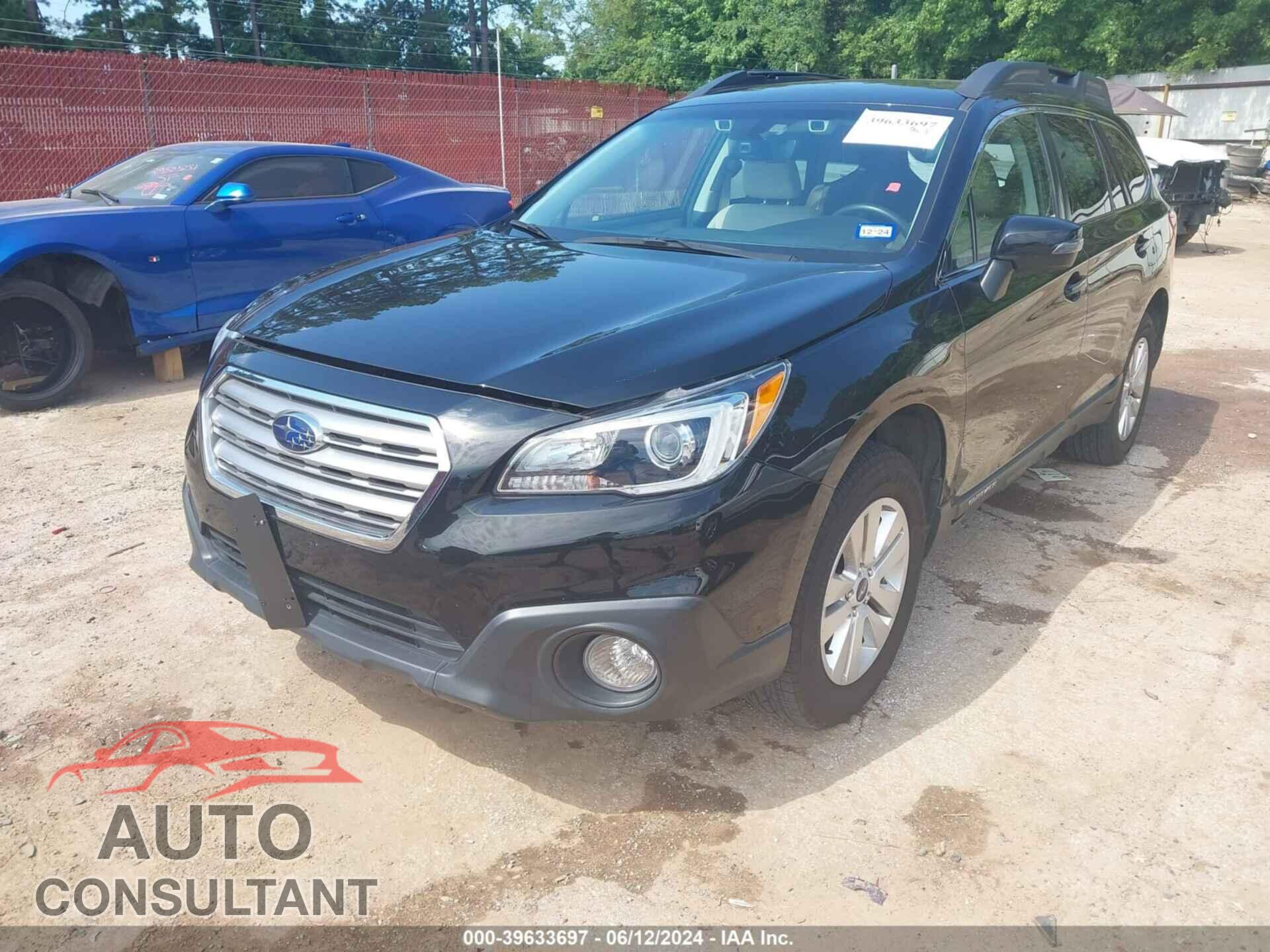 SUBARU OUTBACK 2017 - 4S4BSAFC7H3400055
