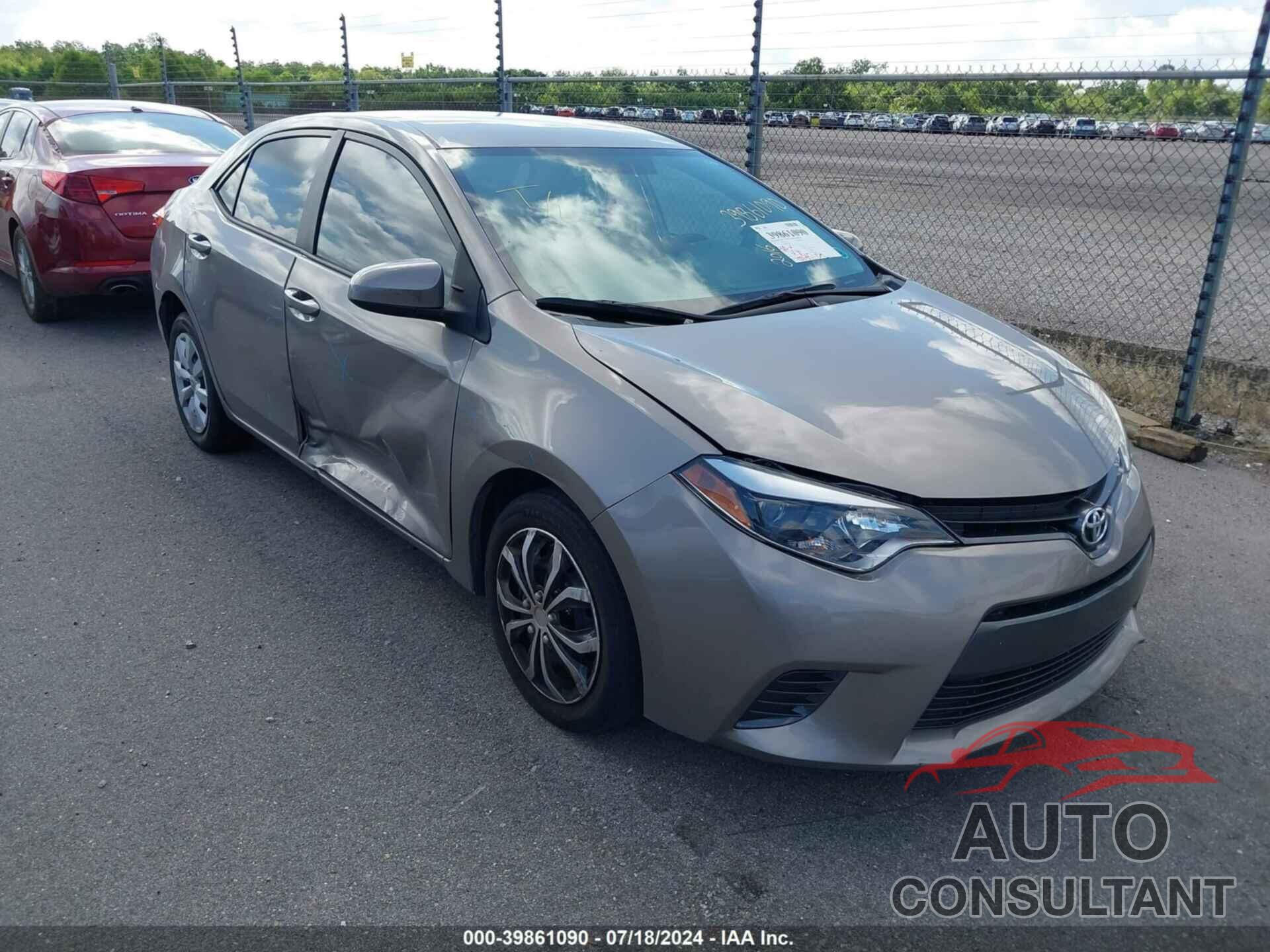 TOYOTA COROLLA 2016 - 5YFBURHE0GP457828