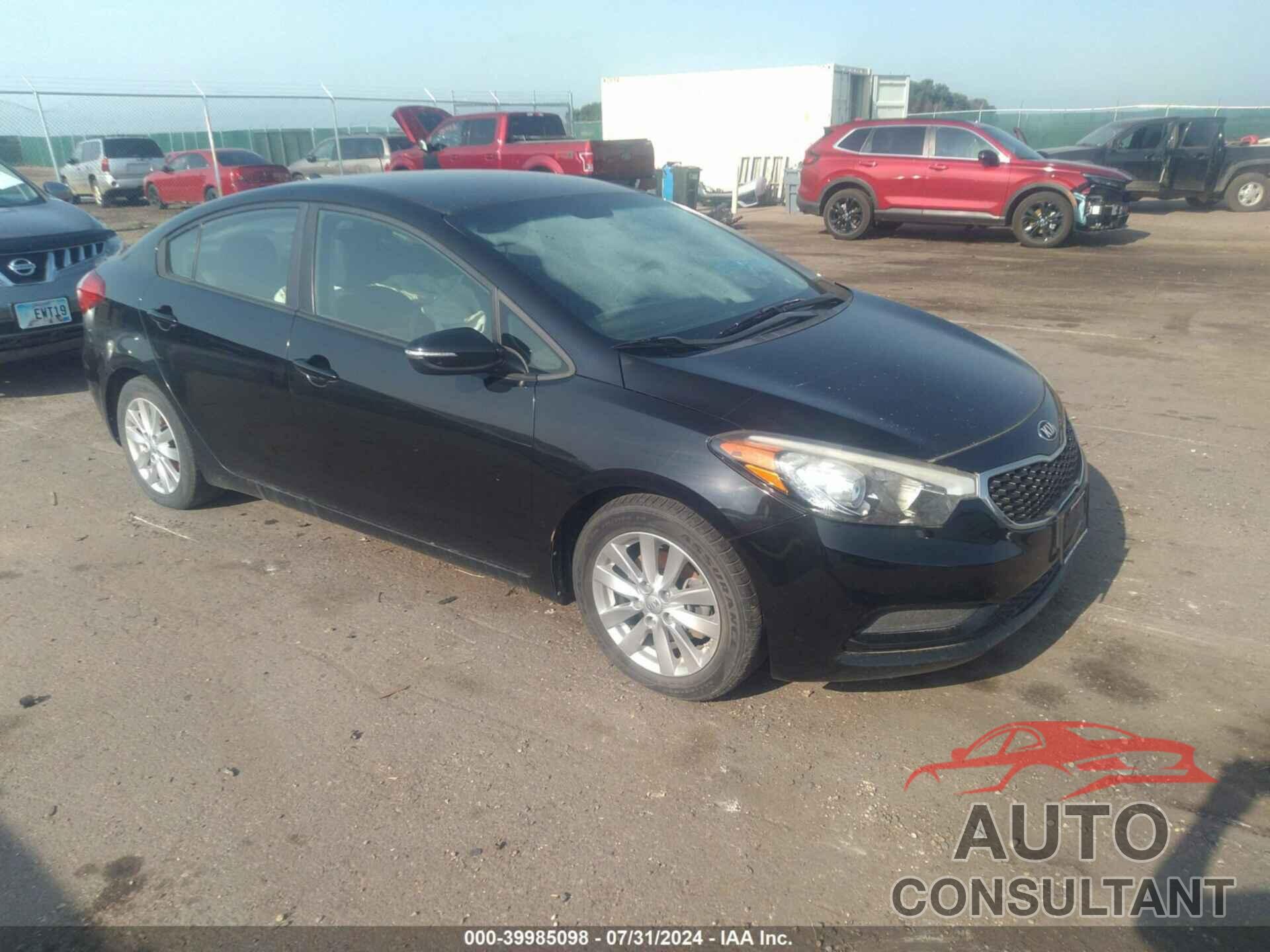 KIA FORTE 2014 - KNAFX4A61E5082778