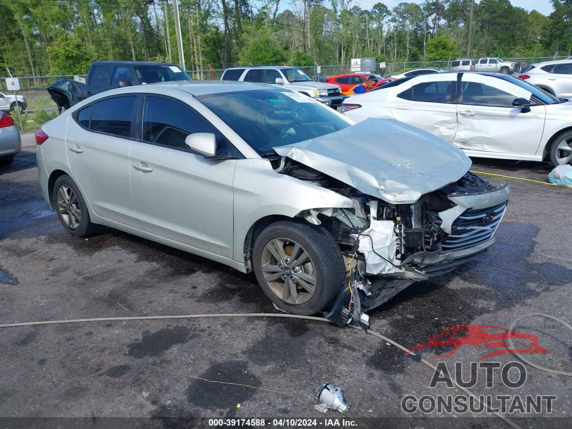 HYUNDAI ELANTRA 2018 - 5NPD84LFXJH285344
