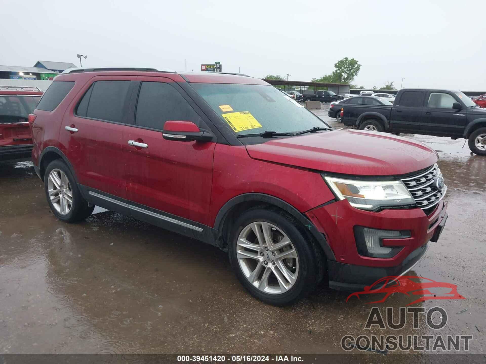 FORD EXPLORER 2016 - 1FM5K7F84GGB71577