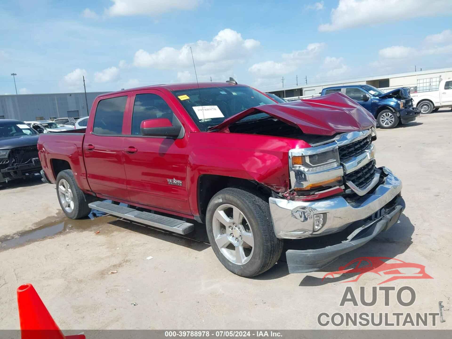 CHEVROLET SILVERADO 1500 2018 - 3GCPCREC5JG257679
