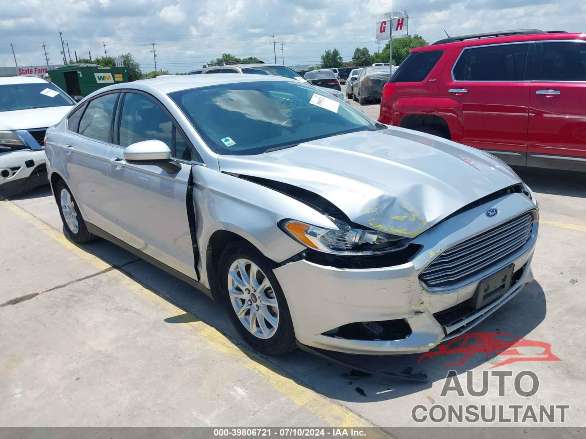 FORD FUSION 2016 - 3FA6P0G75GR257938