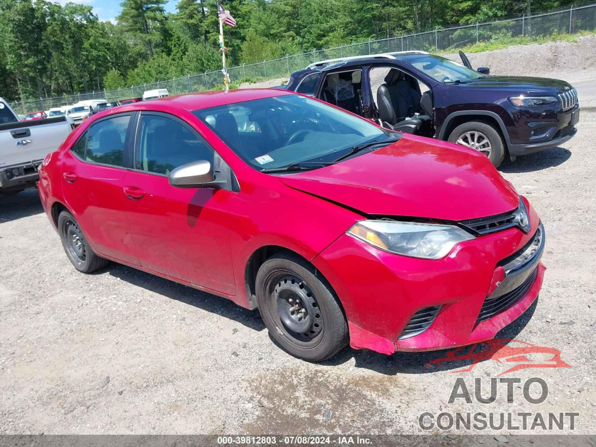TOYOTA COROLLA 2016 - 2T1BURHE8GC647893
