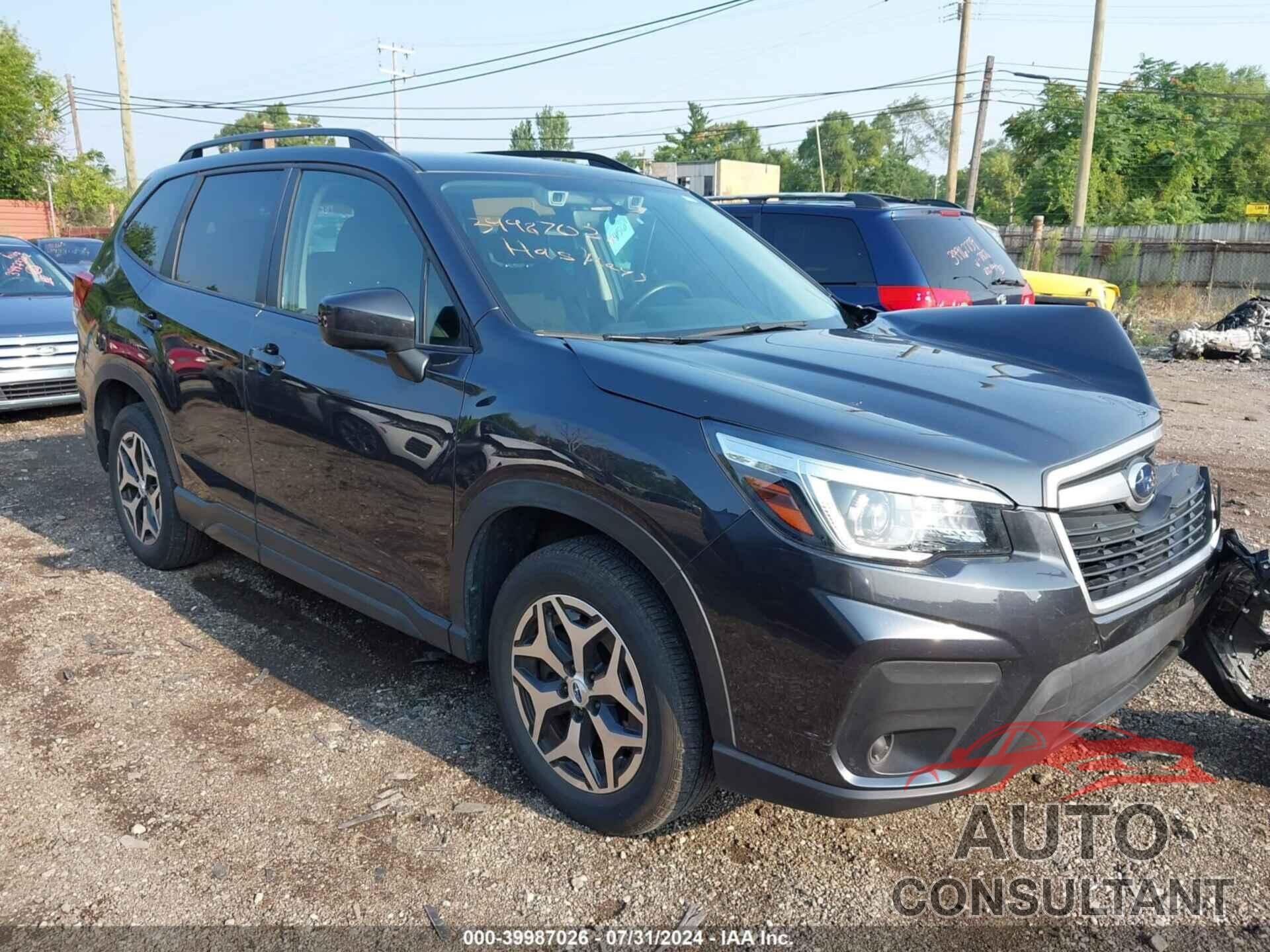 SUBARU FORESTER 2019 - JF2SKAEC3KH409577