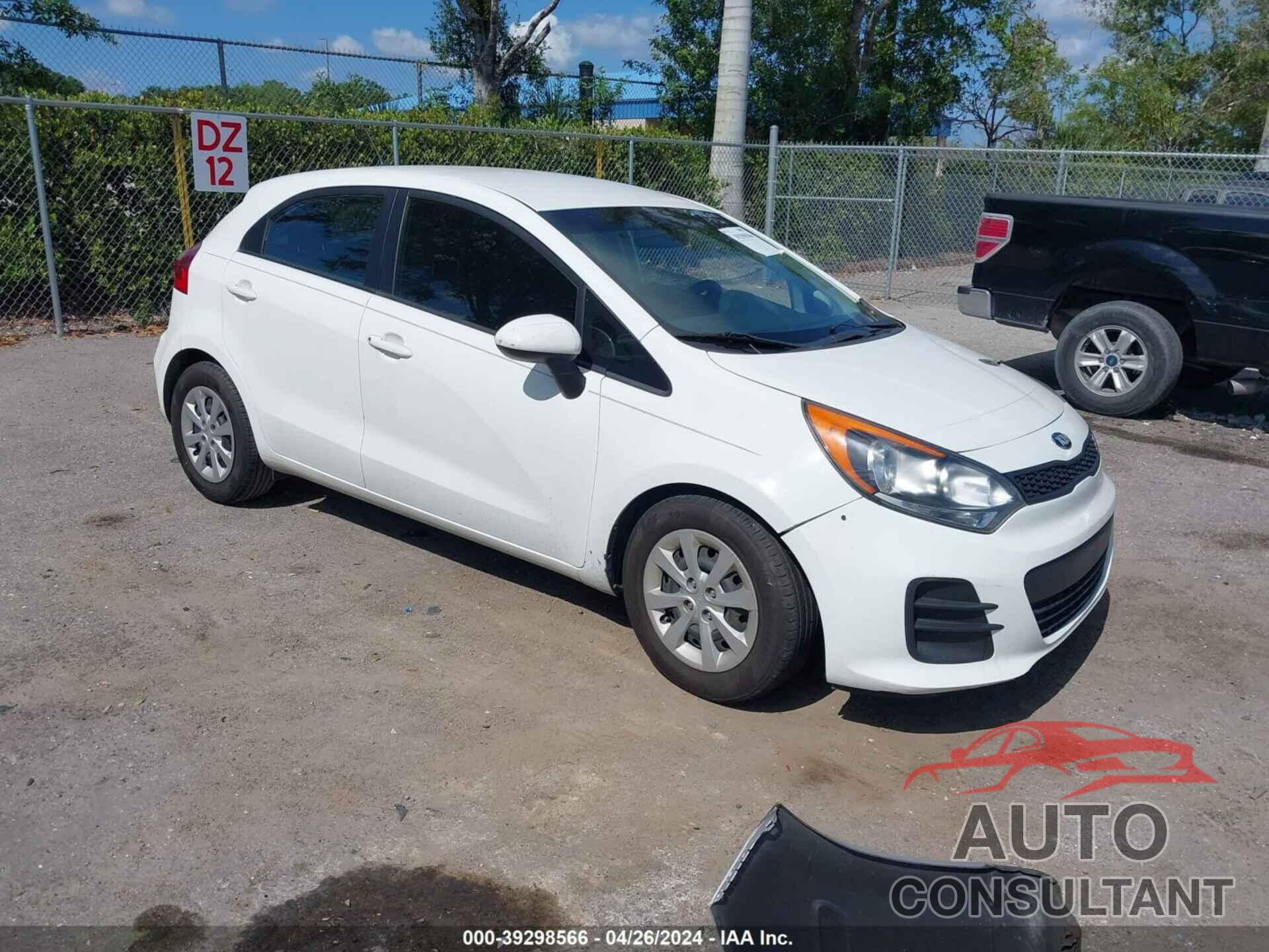 KIA RIO 2016 - KNADM5A38G6625679