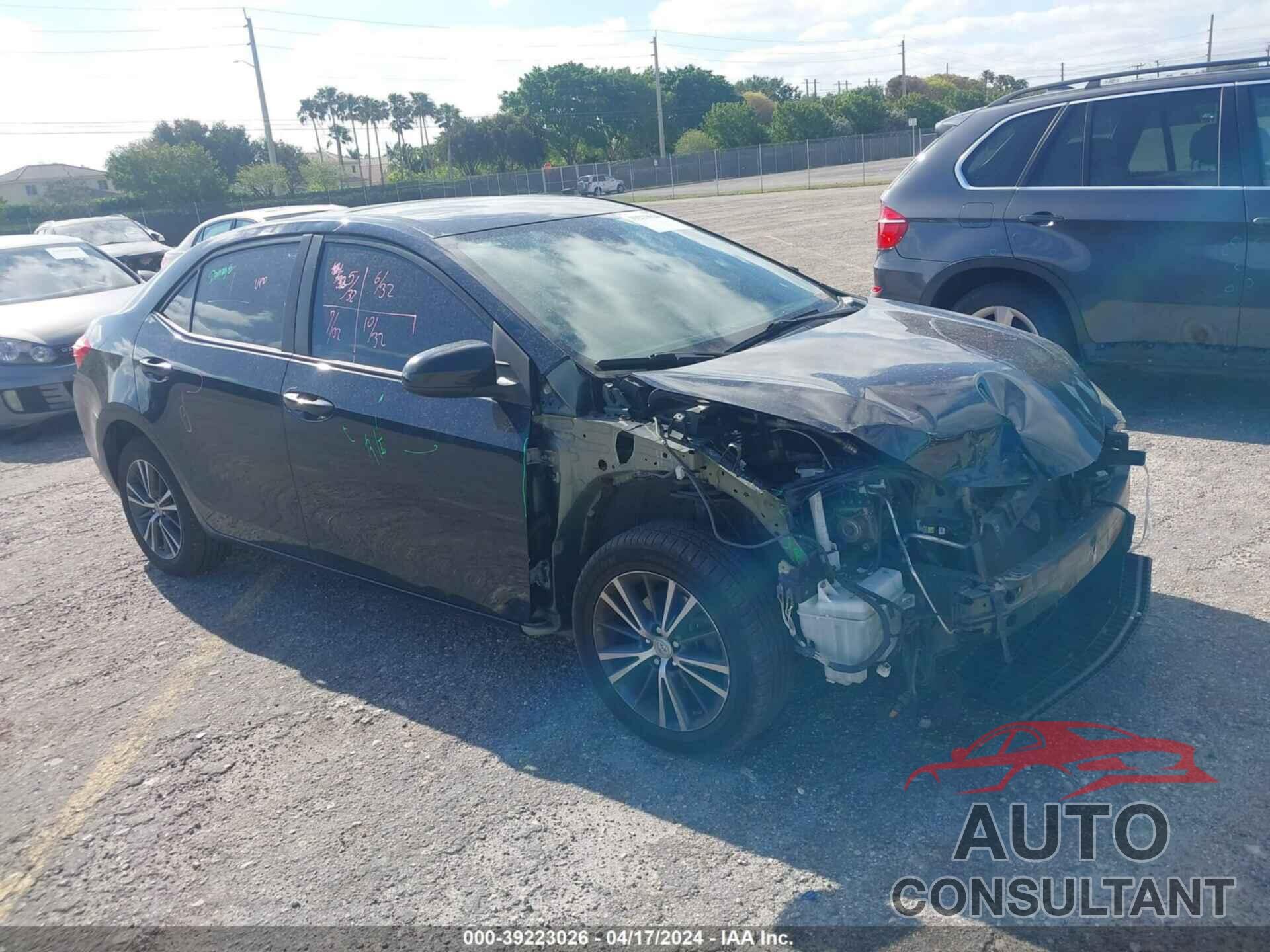 TOYOTA COROLLA 2017 - 2T1BURHE4HC786193