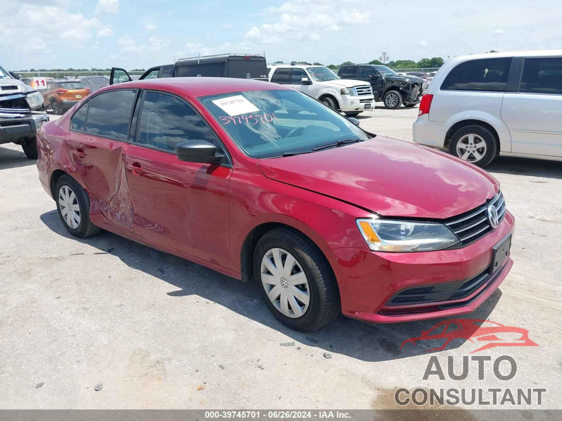 VOLKSWAGEN JETTA 2016 - 3VW267AJ8GM315284