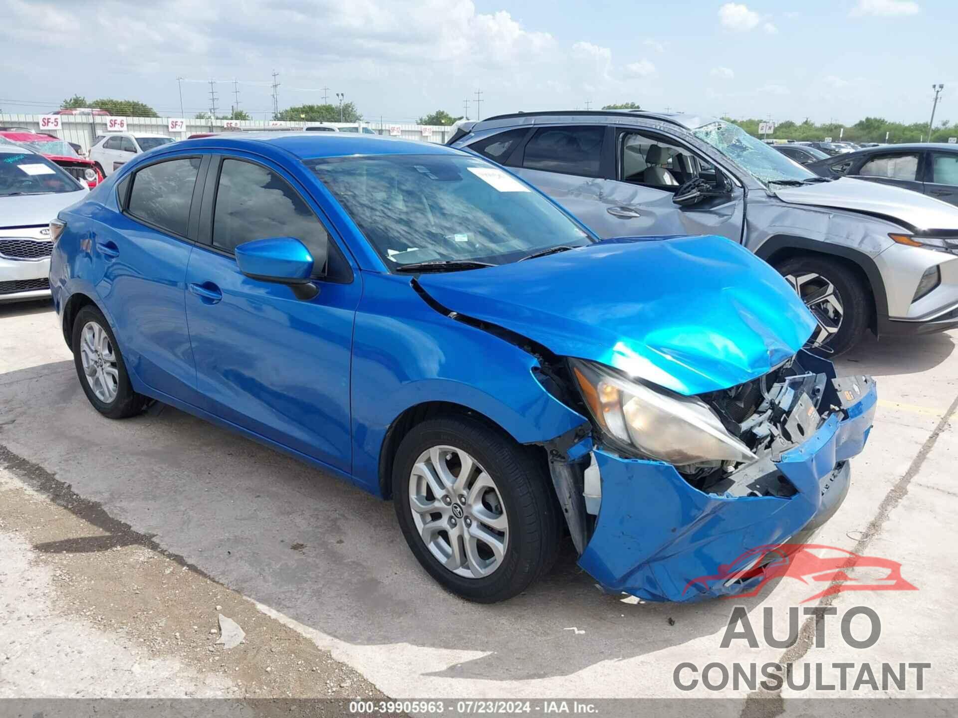 TOYOTA YARIS IA 2018 - 3MYDLBYV1JY325608