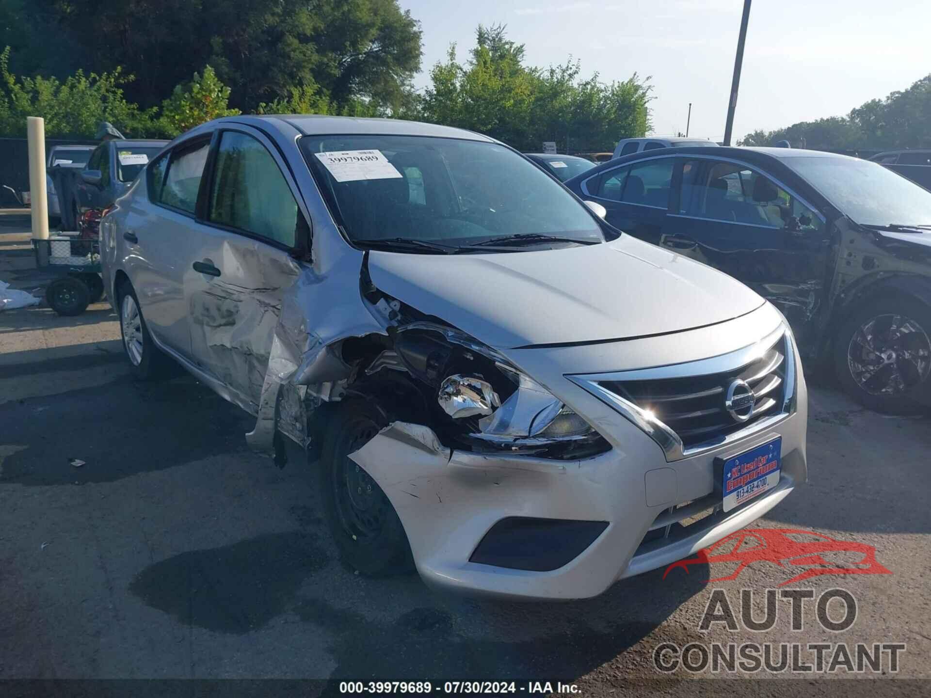 NISSAN VERSA 2019 - 3N1CN7AP5KL830534