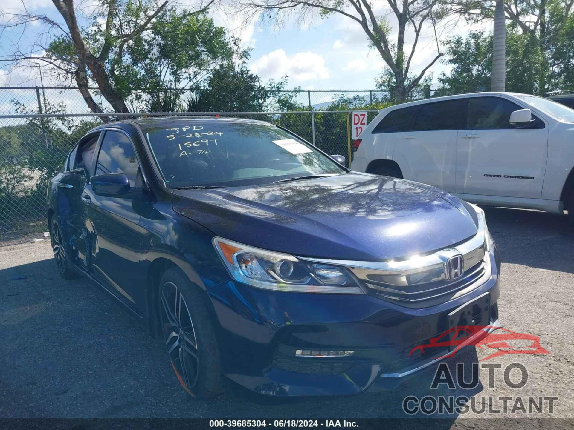 HONDA ACCORD 2016 - 1HGCR2F54GA142455