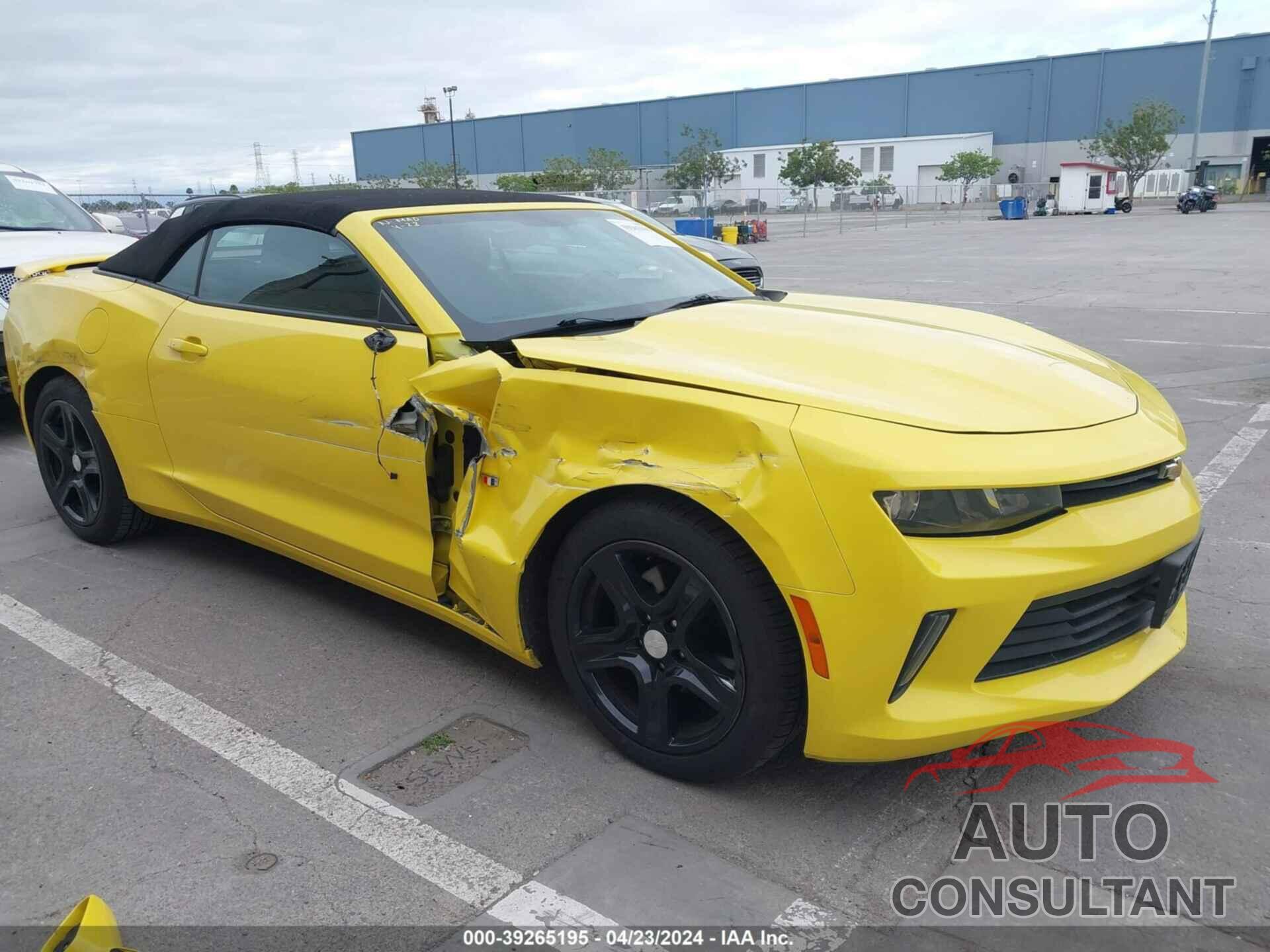 CHEVROLET CAMARO 2016 - 1G1FB3DS8G0164374