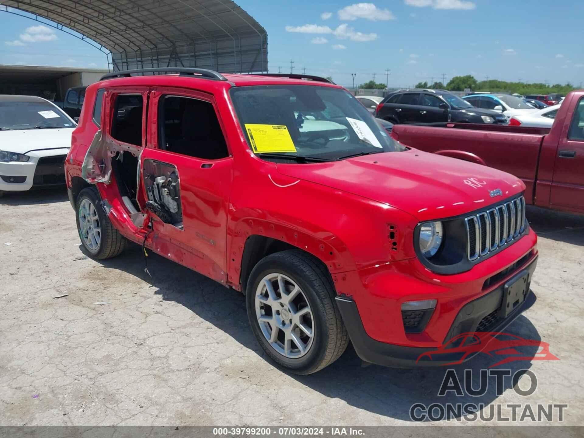 JEEP RENEGADE 2019 - ZACNJAAB6KPK10458