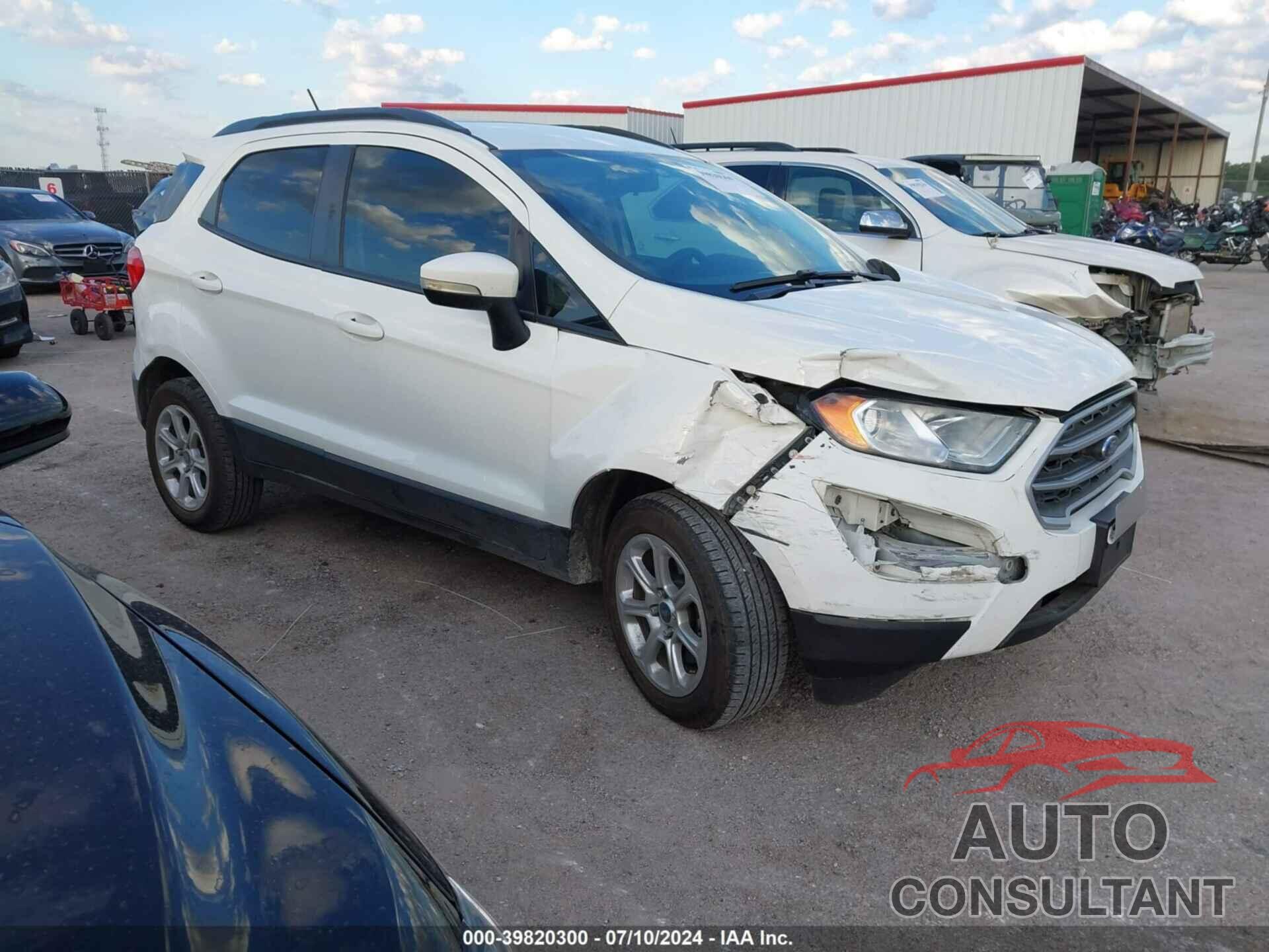 FORD ECOSPORT 2018 - MAJ3P1TE5JC239961