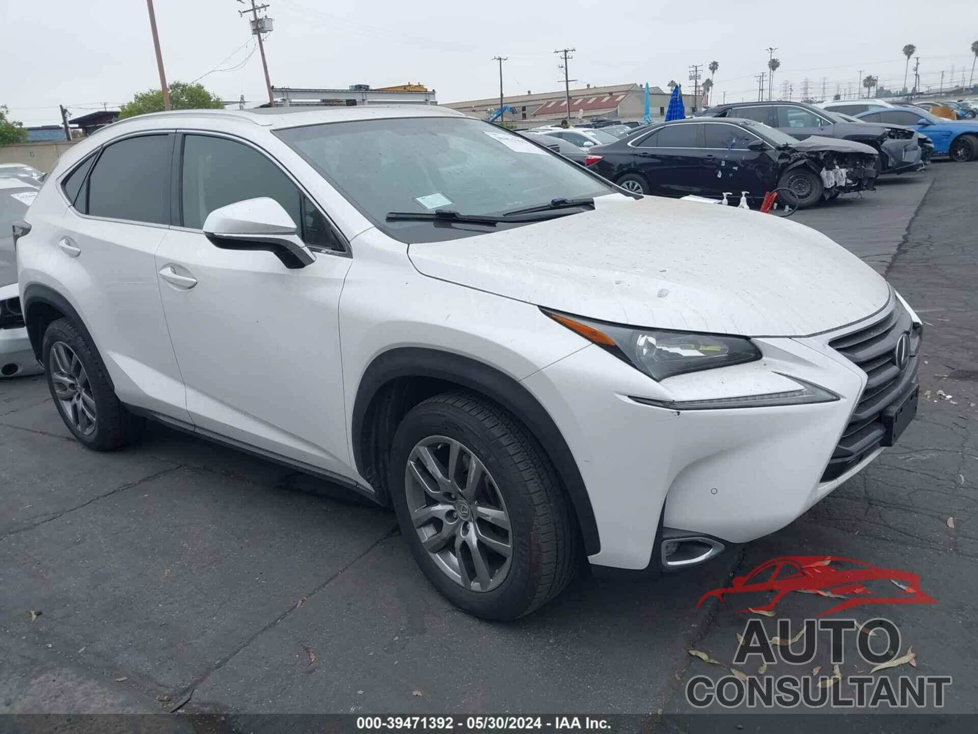 LEXUS NX 200T 2016 - JTJBARBZ5G2093910