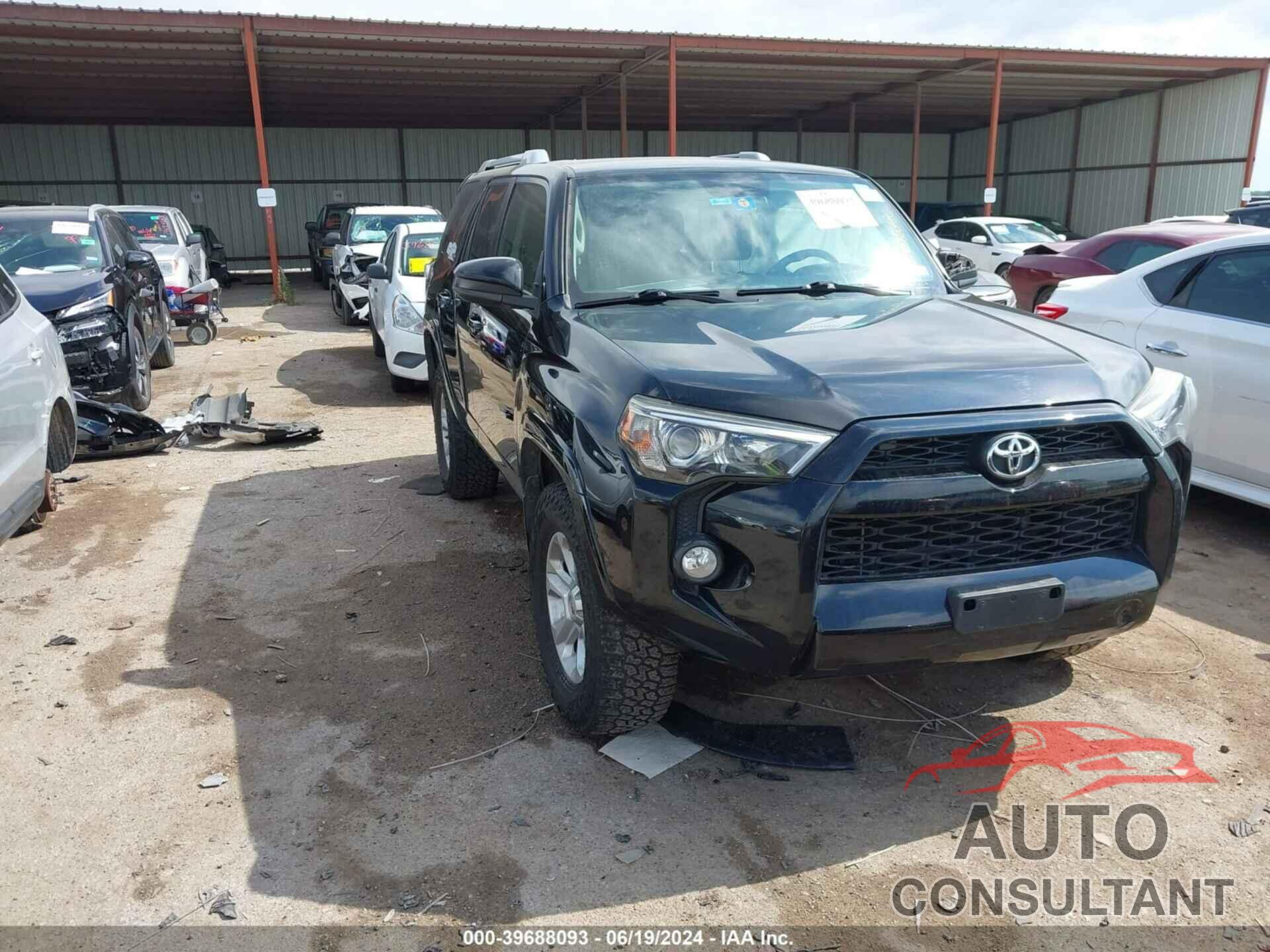 TOYOTA 4RUNNER 2018 - JTEBU5JR2J5516934