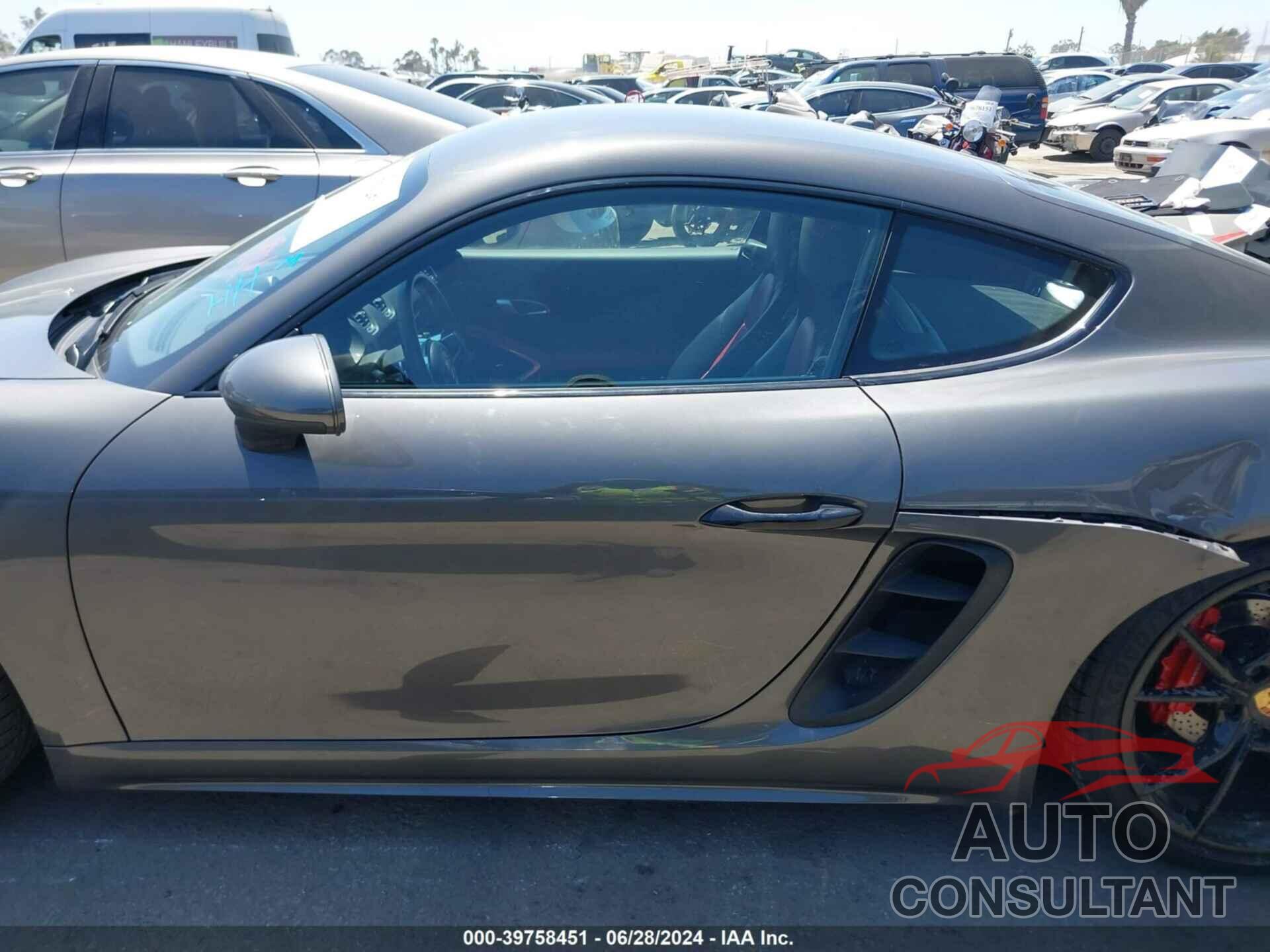 PORSCHE 718 CAYMAN 2019 - WP0AA2A8XKS260625