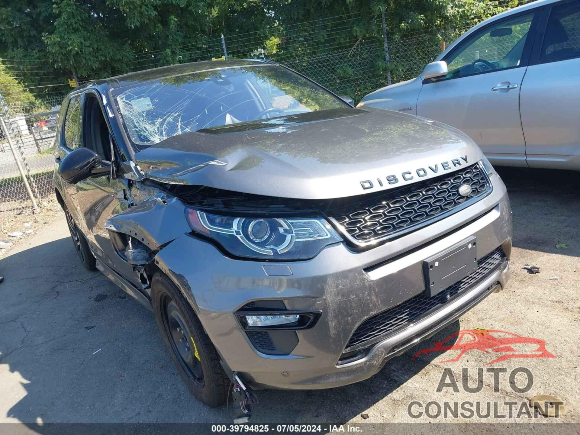 LAND ROVER DISCOVERY SPORT 2017 - SALCT2BG9HH706433