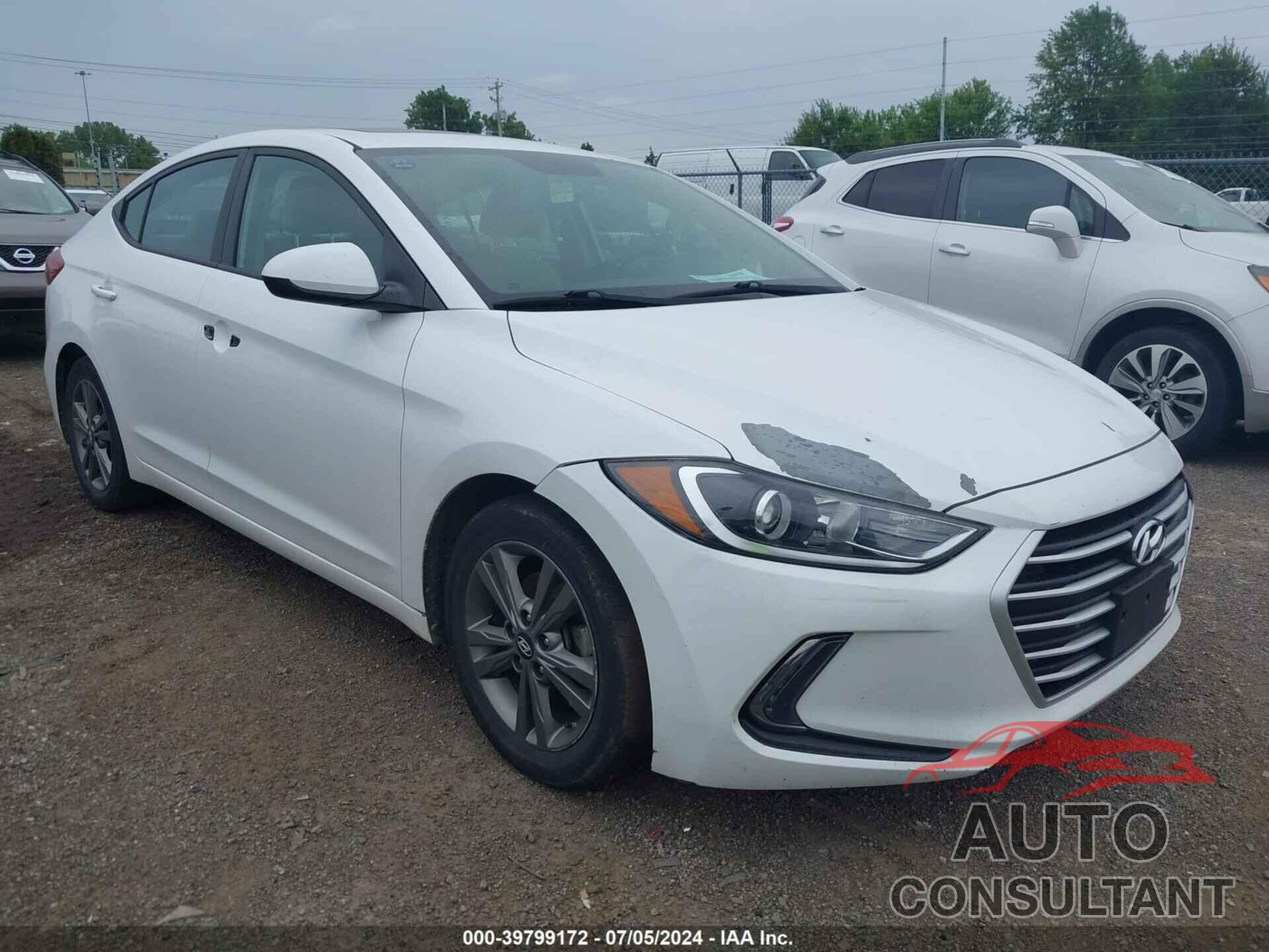 HYUNDAI ELANTRA 2017 - 5NPD84LF9HH192289