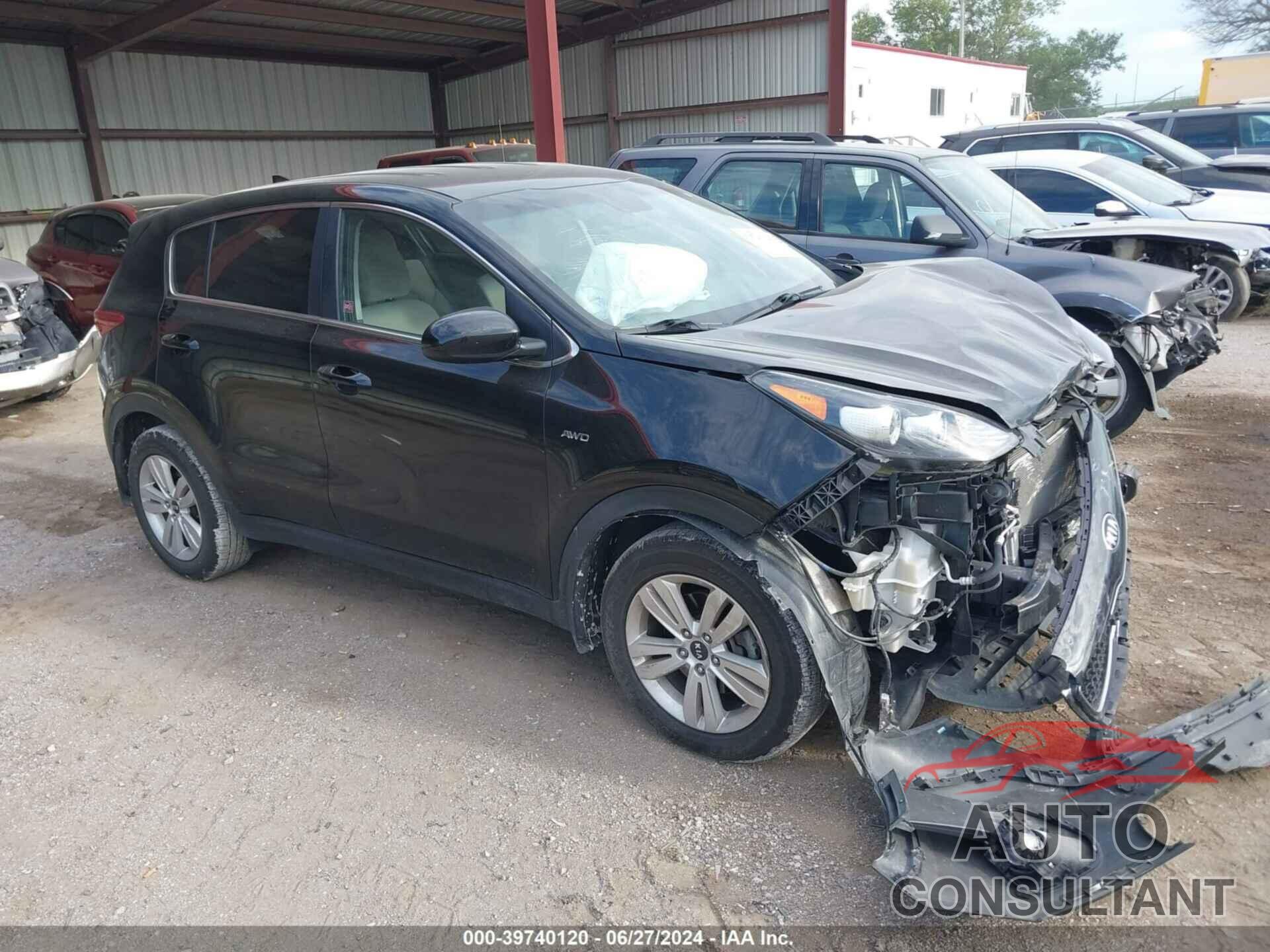 KIA SPORTAGE 2018 - KNDPMCAC3J7462963