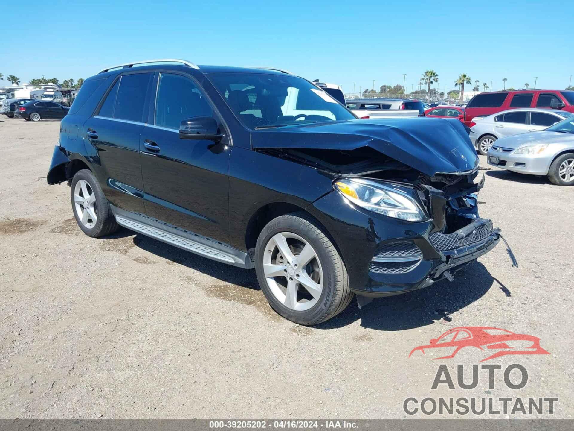 MERCEDES-BENZ GLE 350 2016 - 4JGDA5JB7GA783040